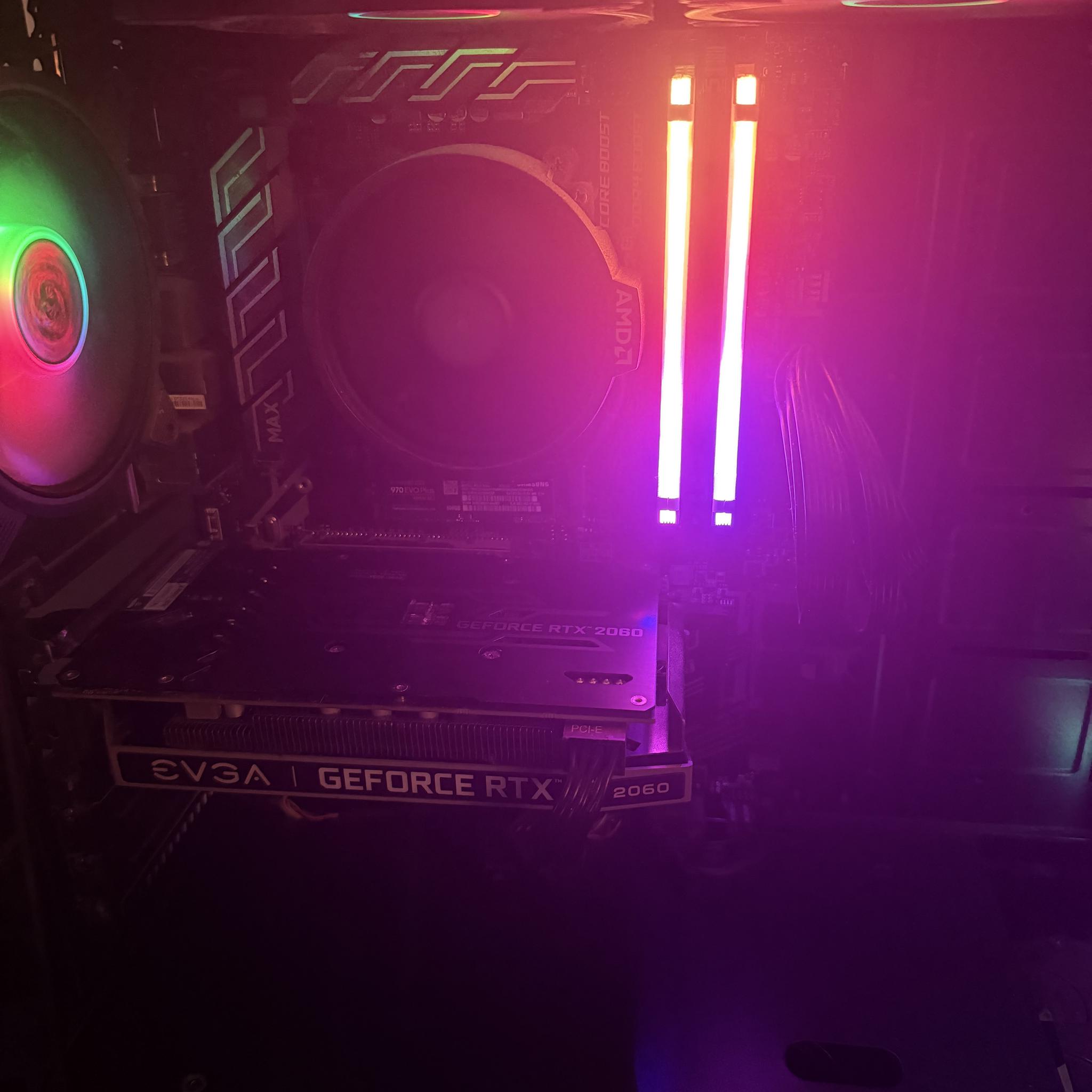EVGA KO ULTRA GAMING GeForce RTX 2060 / Corsair Vengeance LED 16GB DDR4 /  AMD Ryzen 5 3600