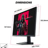 KOORUI Gaming Monitor, 24" IPS Monitor, 165Hz FHD Computer Monitor,Adaptive Sync
