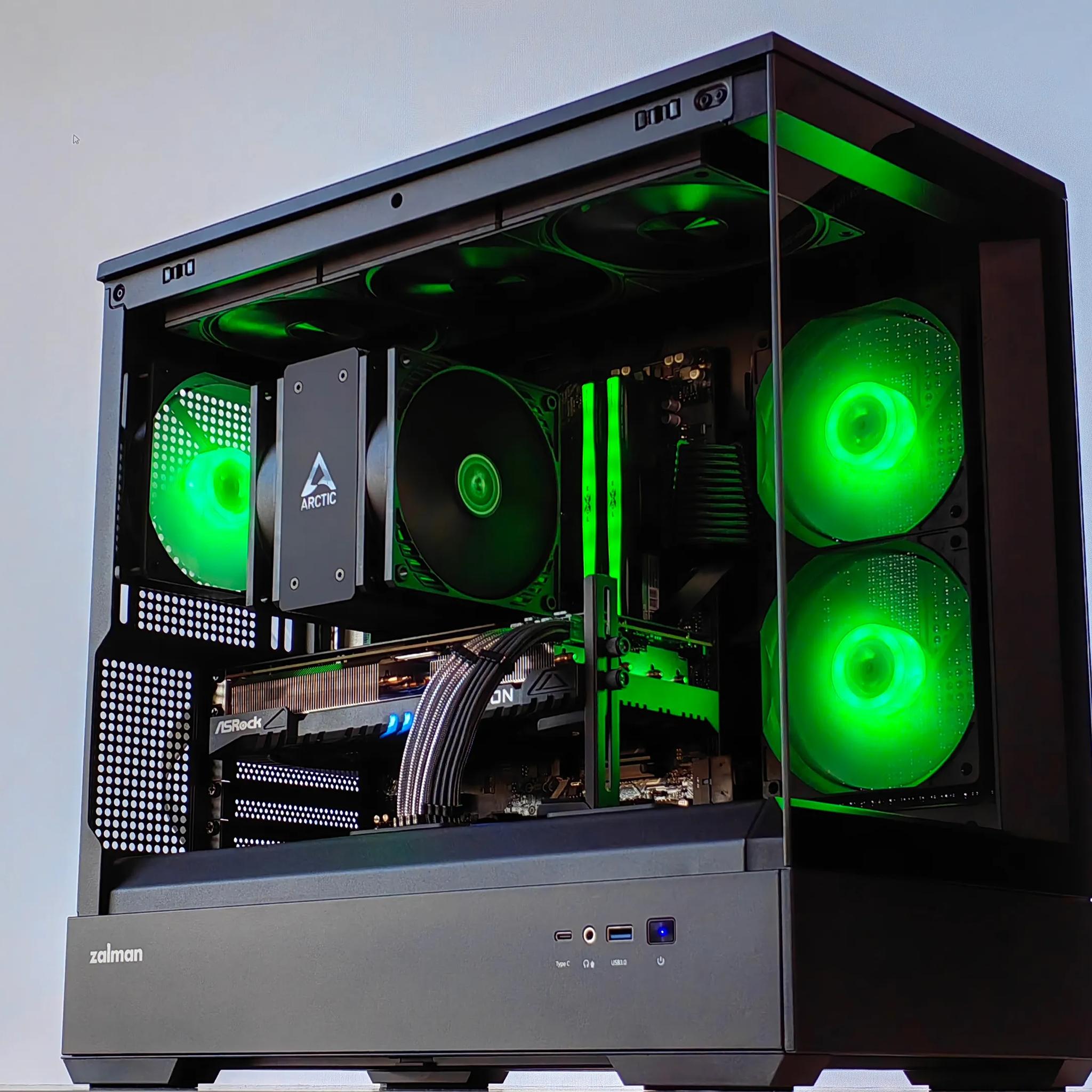 🖤👑 Gaming PC🏅 AMD RX 7900 GRE 16GB🏅AMD Ryzen 7 8700F🏅32GB DDR5🏅1TB SSD