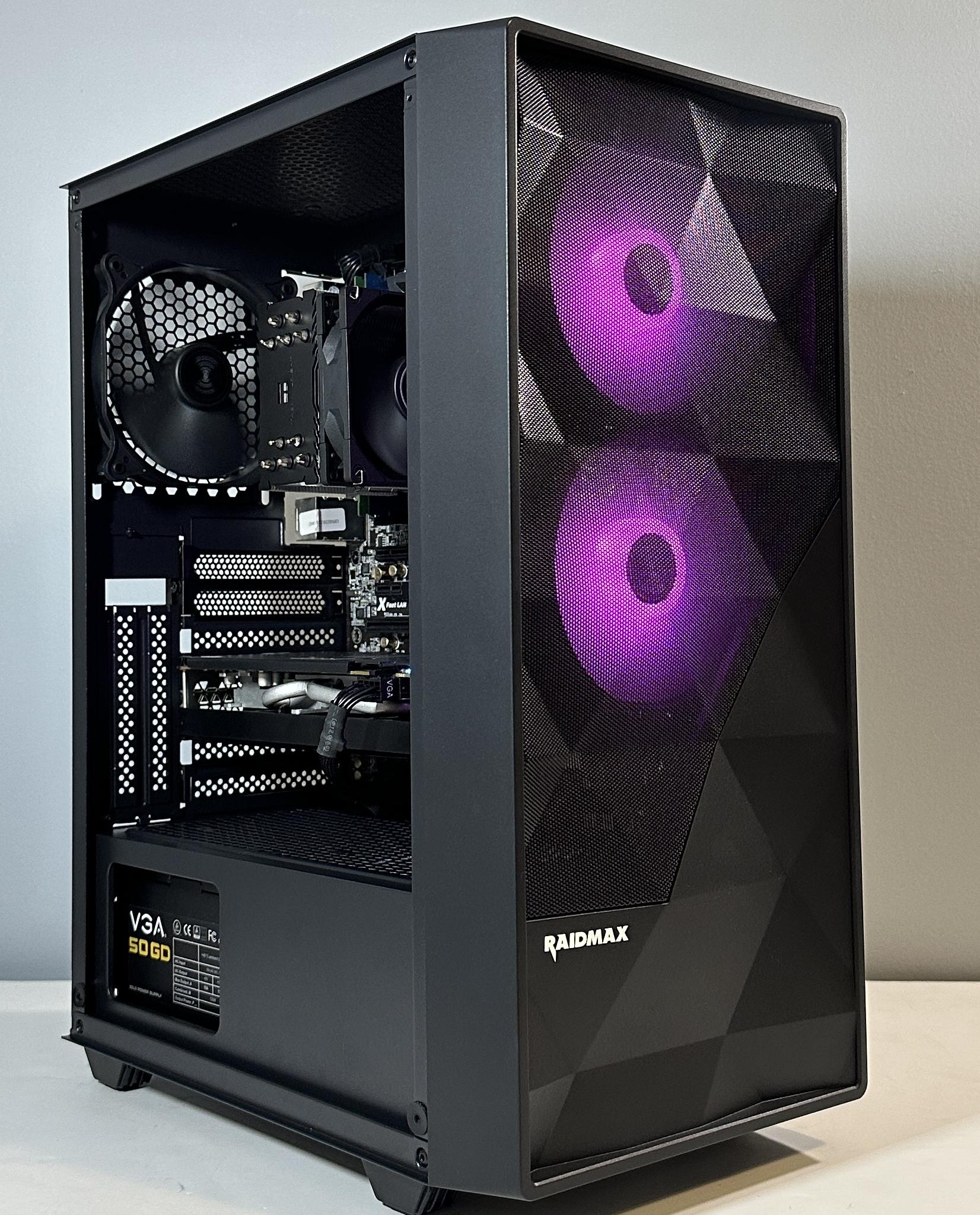 RX 580 8GB | INTEL i7-3820 | 16GB RAM | 480GB SSD | Custom RGB Gaming PC WIFI WIN10