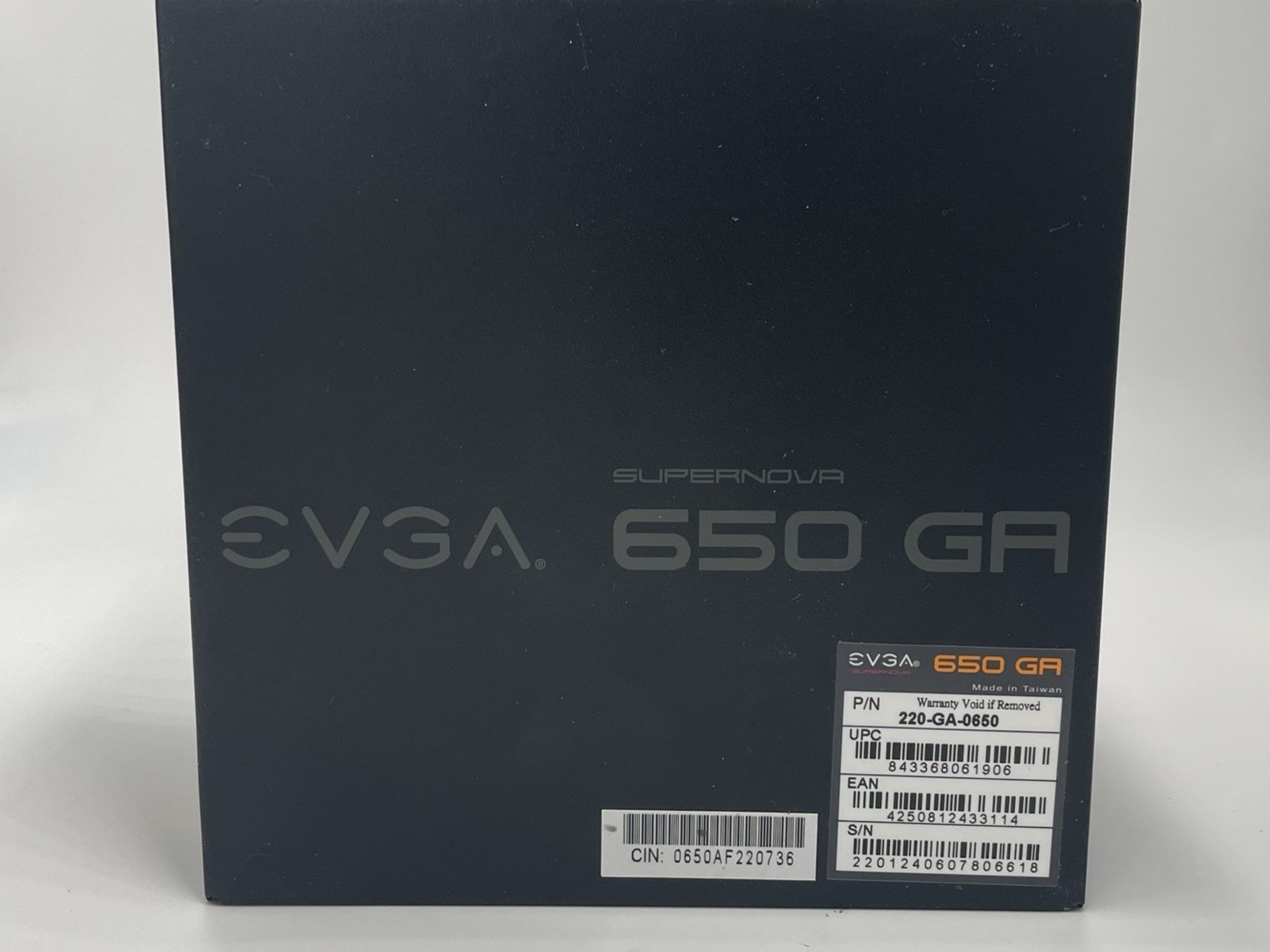 EVGA SuperNOVA 650 GA 80 Plus Gold 650W Power Supply