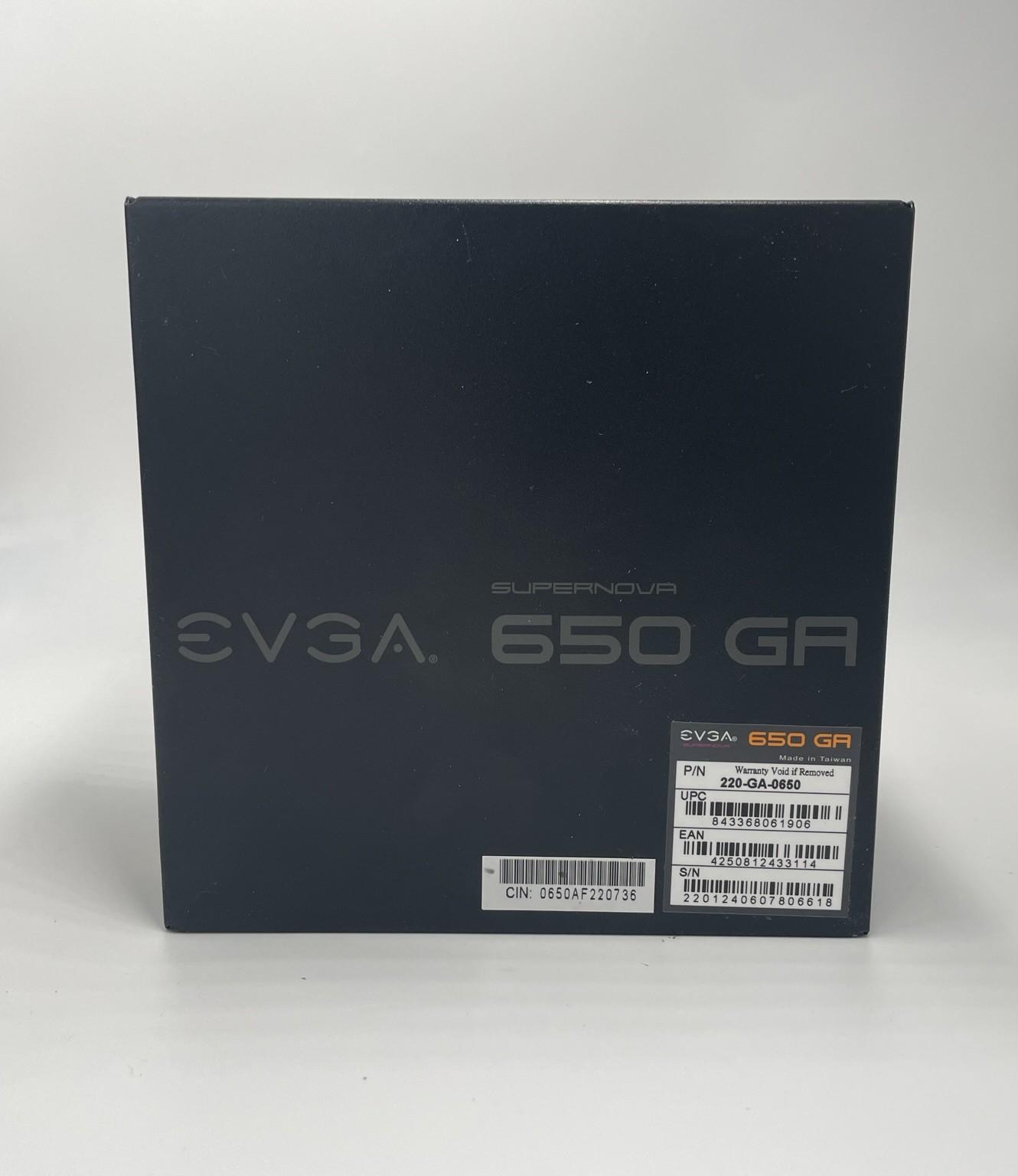 EVGA SuperNOVA 650 GA 80 Plus Gold 650W Power Supply