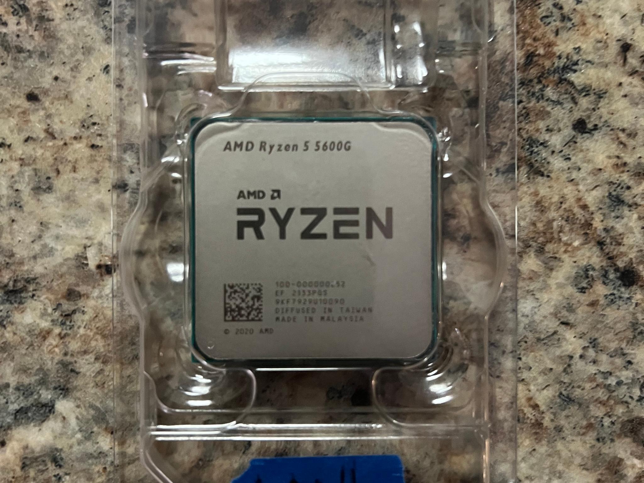 AMD Ryzen 5 5600G with cpu cooler