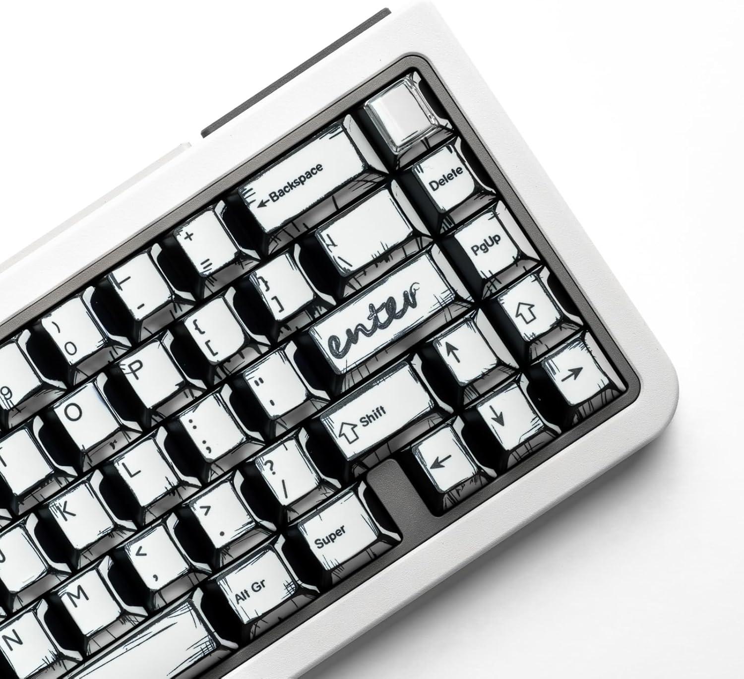 Manga/Anime PBT Keycaps (141 Keys)