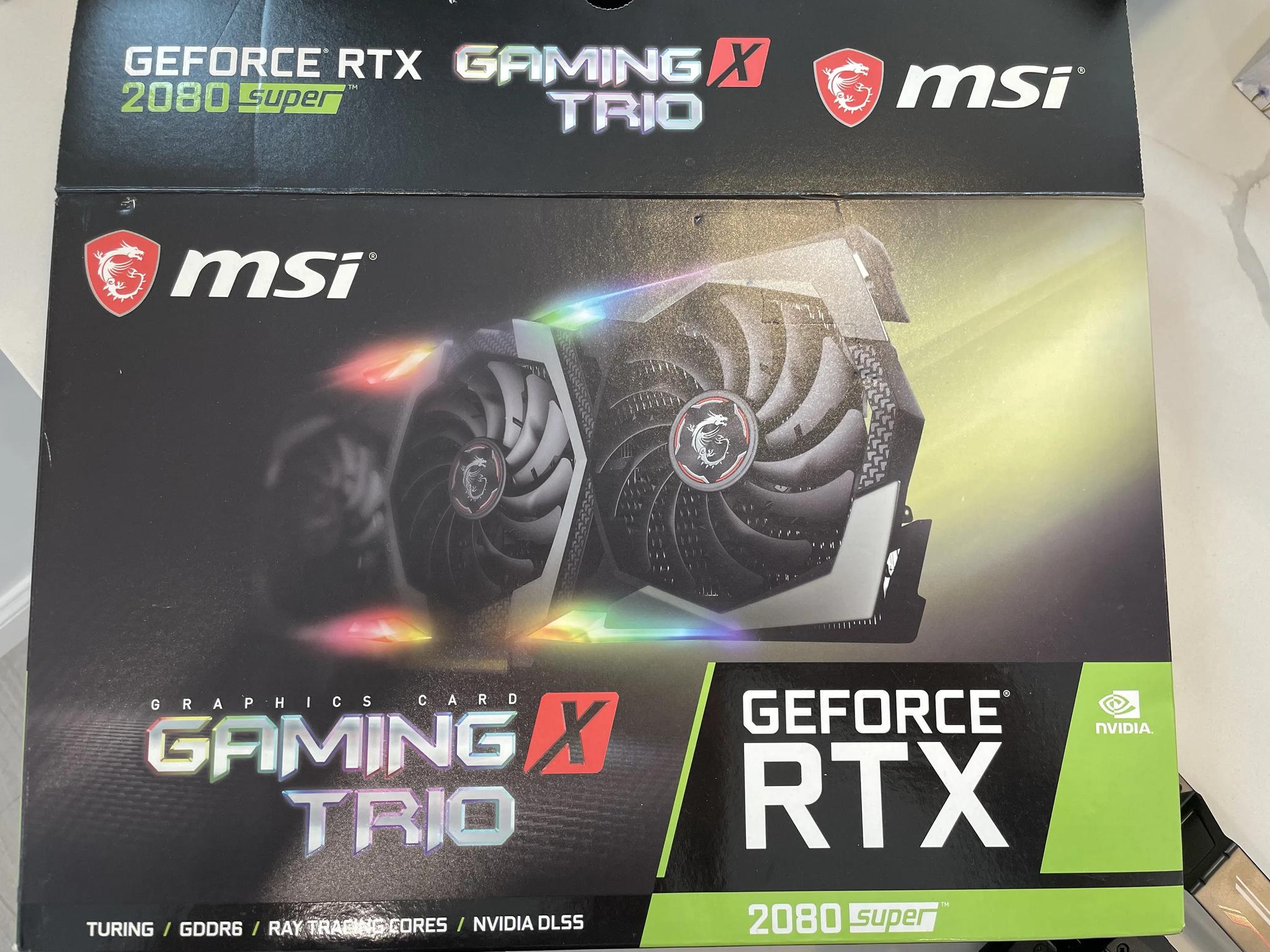 MSI Gaming X Trio Geforce RTX 2080 Super Used