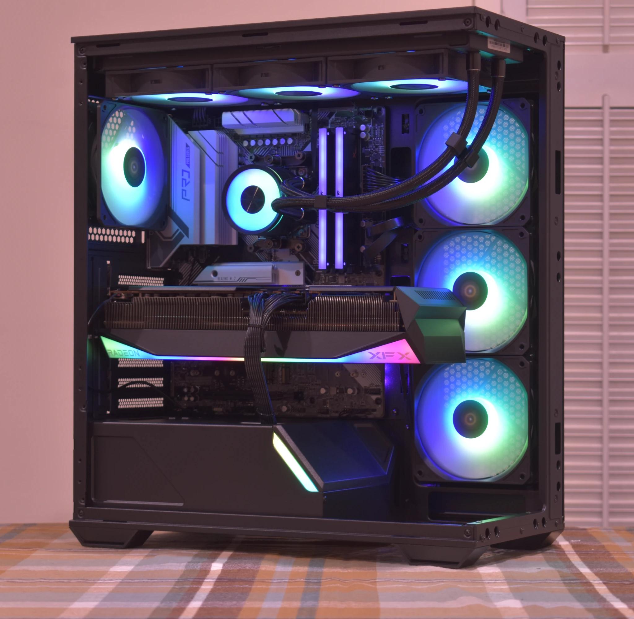 🚀Performance Gamer🚀 Ryzen 5 9600X | AMD RX 9070XT 16GB | 32GB DDR5 | 2TB nVME SSD | Black RGB+Wifi