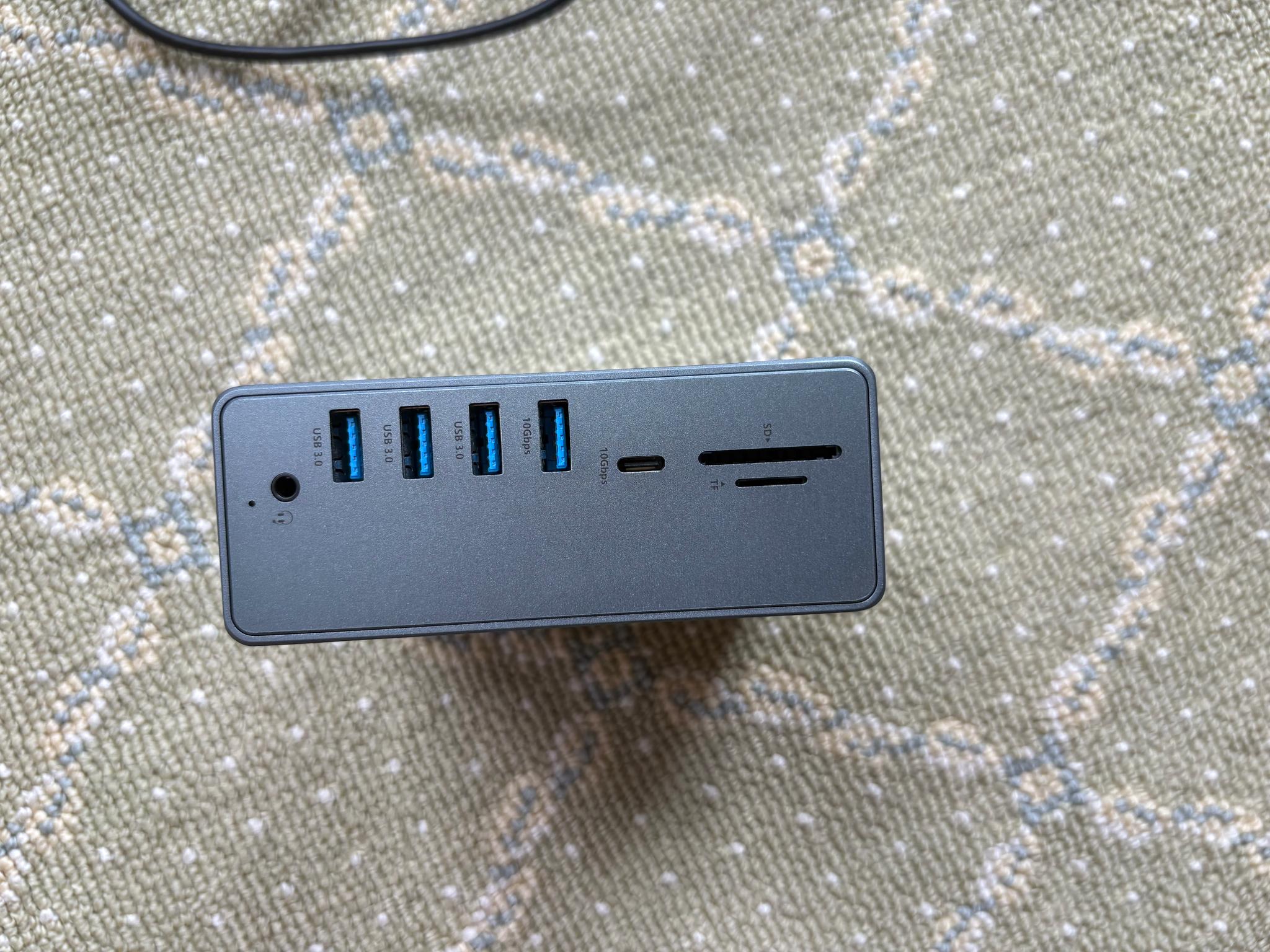 TobenOne DisplayLink 18-In-1 Docking Station USB 3.0 or USB-C Dual Monitor Universal Dock UDS030