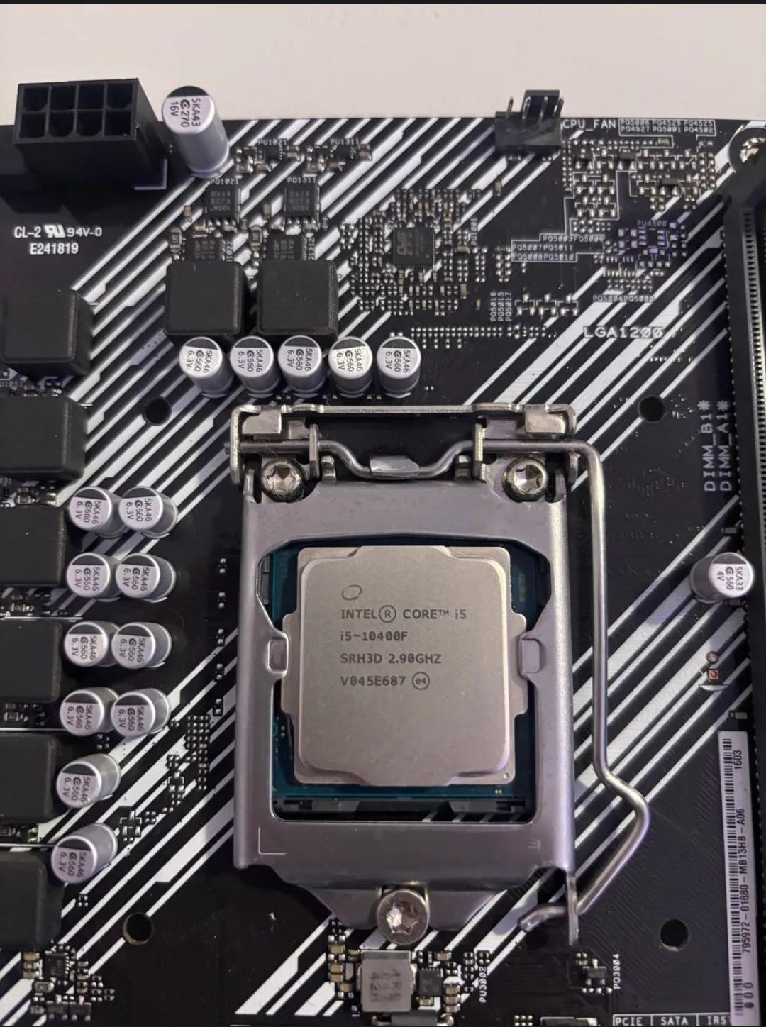 I5-10400F ASUS PRIME B460M-A 16 GB Ram 500GB SSD Combo USED