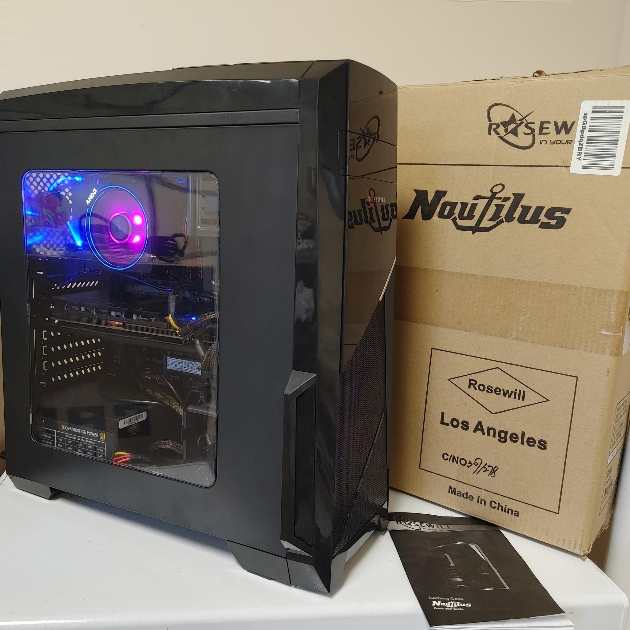 Rosewill Nautilus Gaming Computer PC