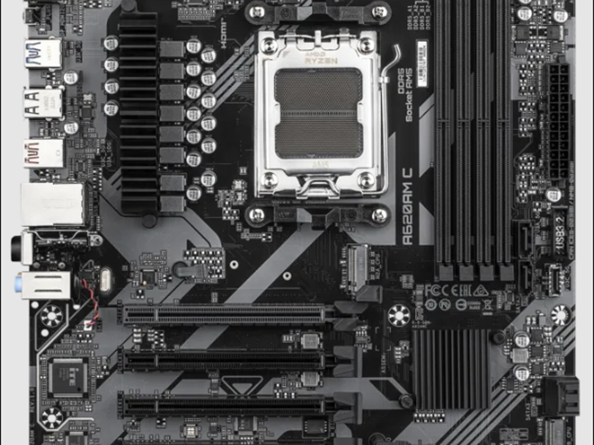 Gigabyte A620AM C AMD AMD5 MicroATX DDR5 Desktop Motherboard