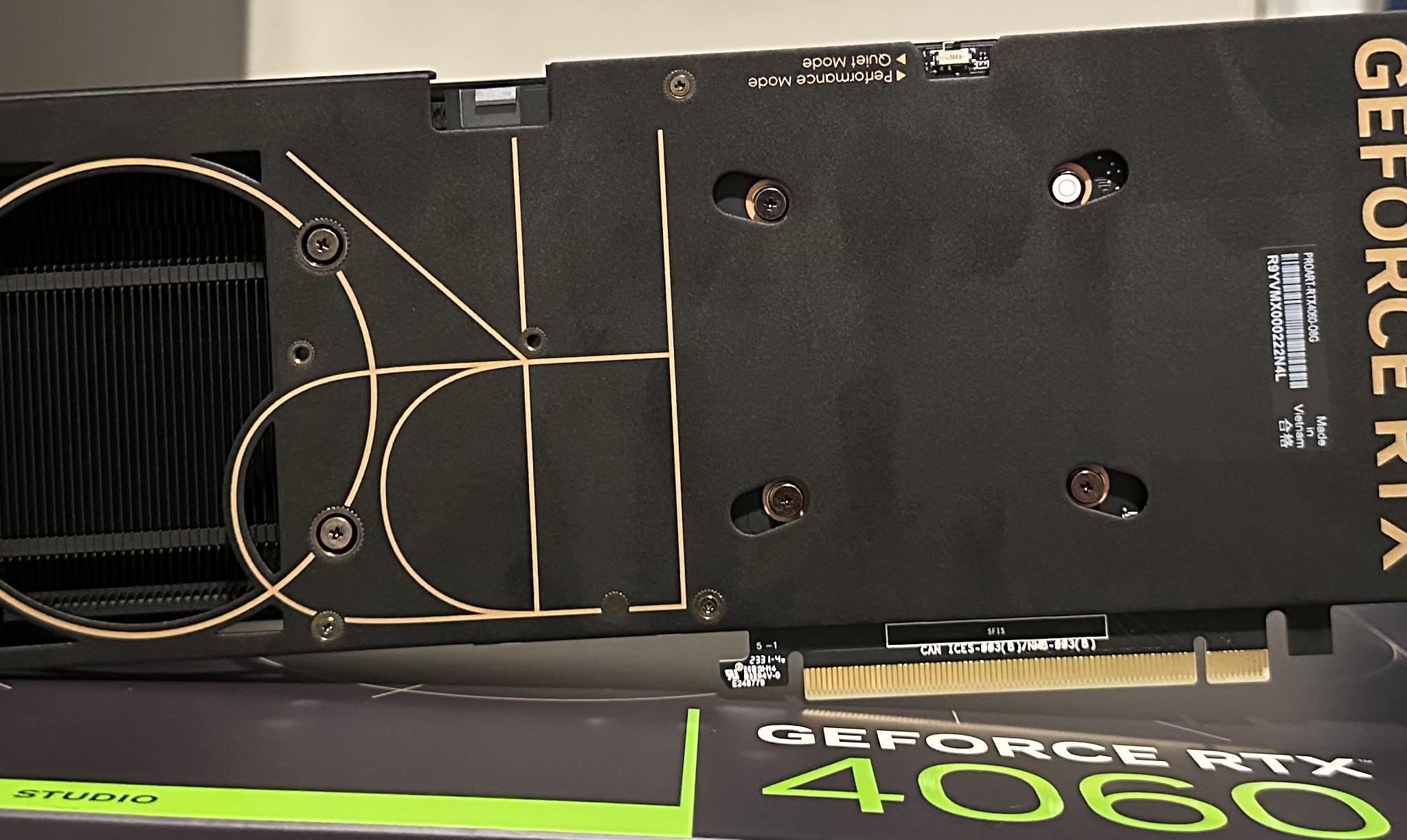 ASUS ProArt GeForce RTX™ 4060 OC Edition 8GB GDDR6 Graphics Card