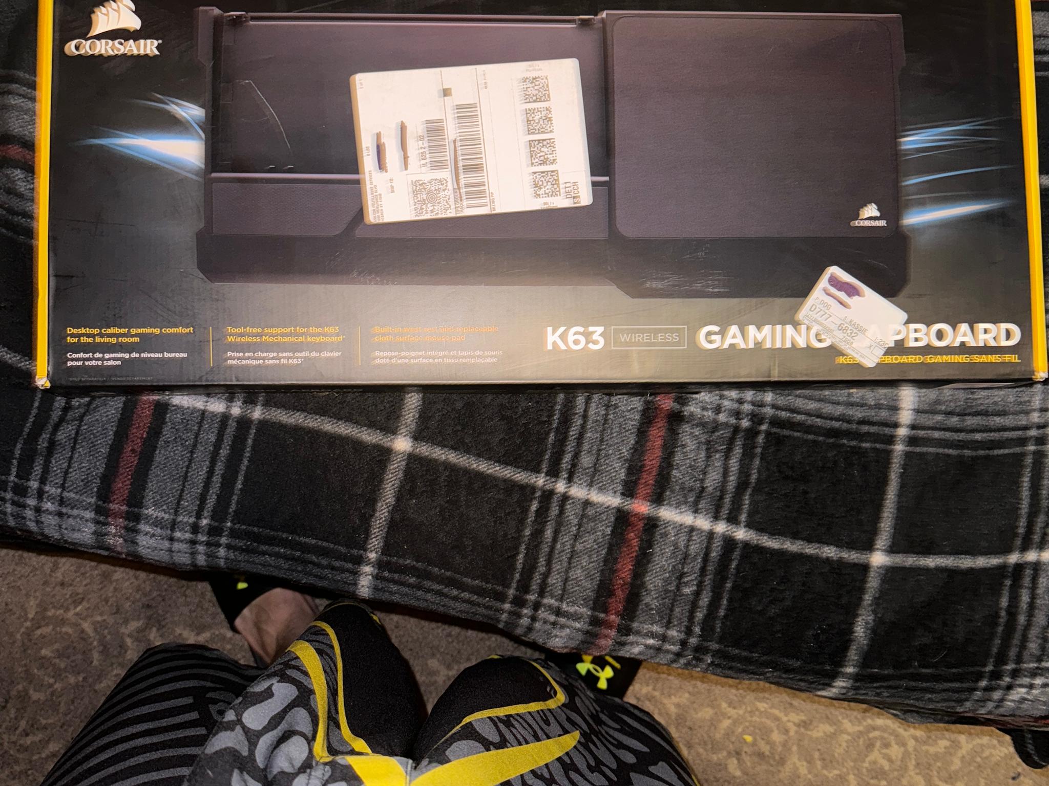 K63 Wireless Keyboard Included Lapboard