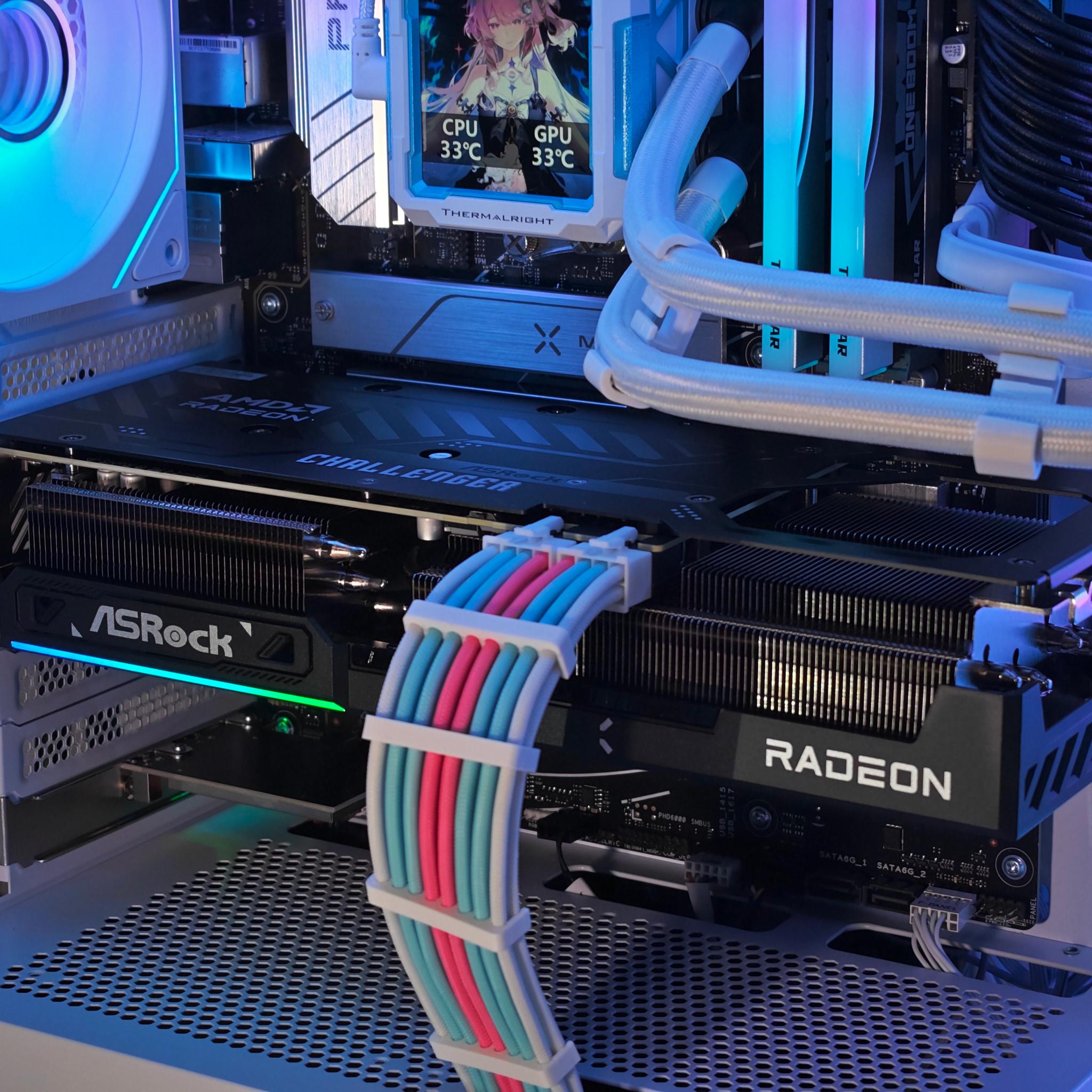 RX 9070 XT 16GB, Ryzen 7 7800X3D, 32GB DDR5, 1TB NVMe | 1440P / 4K Gaming & Productivity Workstation