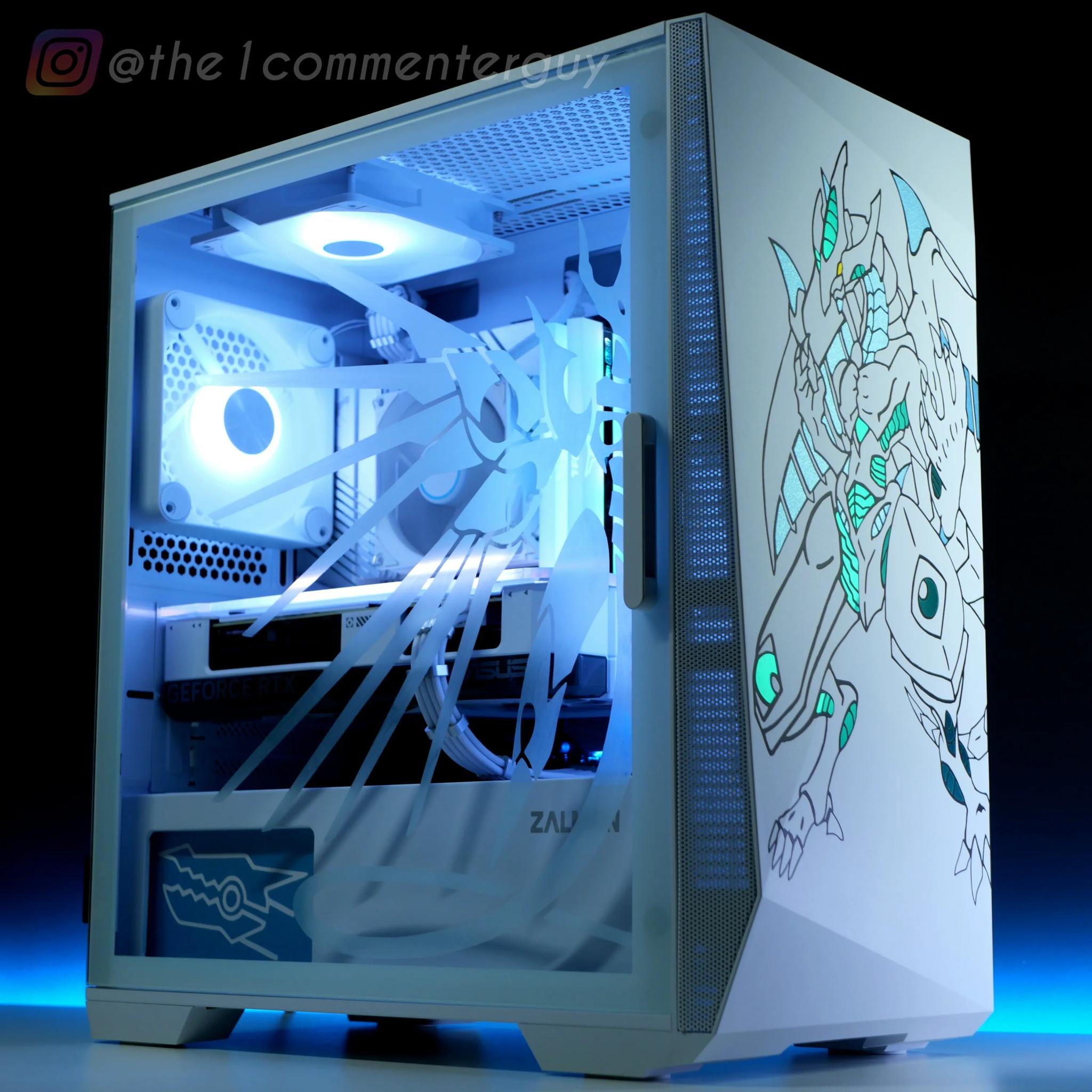 💫Stardust🐉| RTX 4070, Ryzen 7 5800x, 32GB ram Yu-Gi-Oh theme pc build