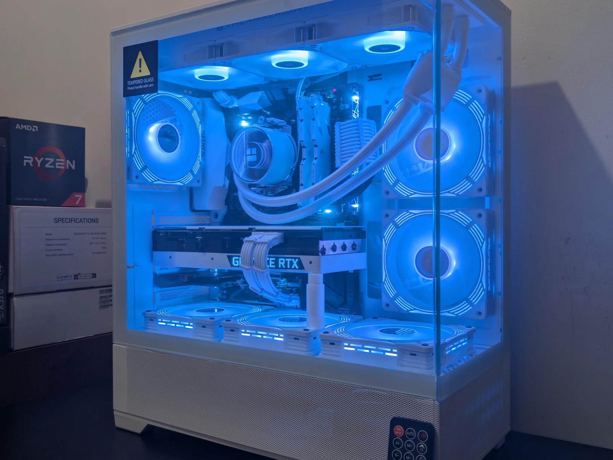 🦢 1440p Gaming Beast | RTX 3080 | Ryzen 7 5800X | 1TB SSD | 32GB RAM | WiFi 6 & Bluetooth 🦢