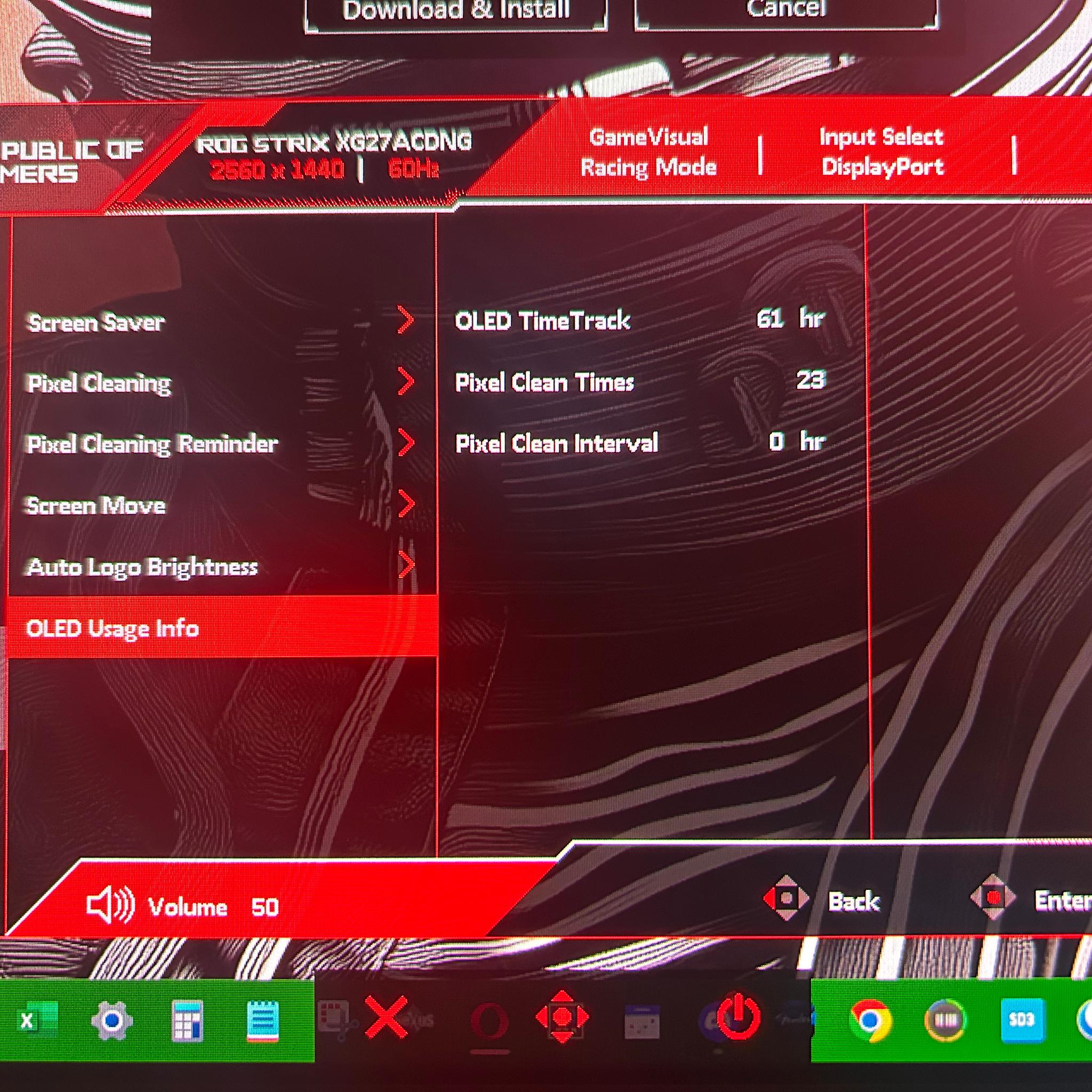 ASUS ROG Strix QD-OLED 27" (360Hz) 2K WQHD (2560 x 1440) Gaming Monitor (XG27ACDNG)