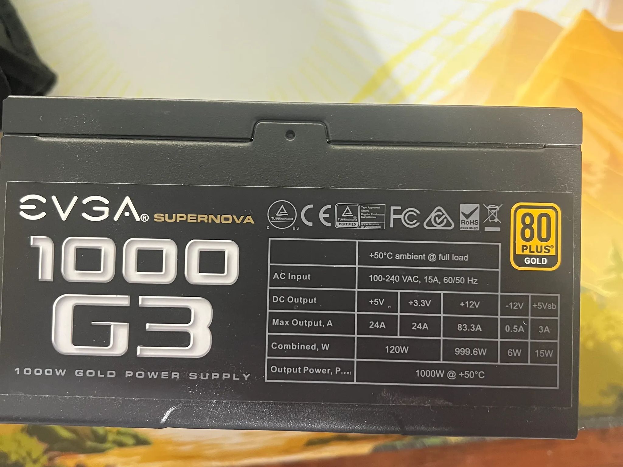 EVGA SuperNOVA 1000W G3