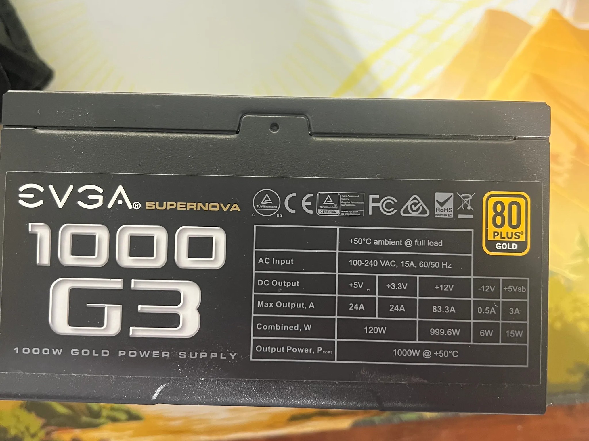 EVGA SuperNOVA 1000W G3