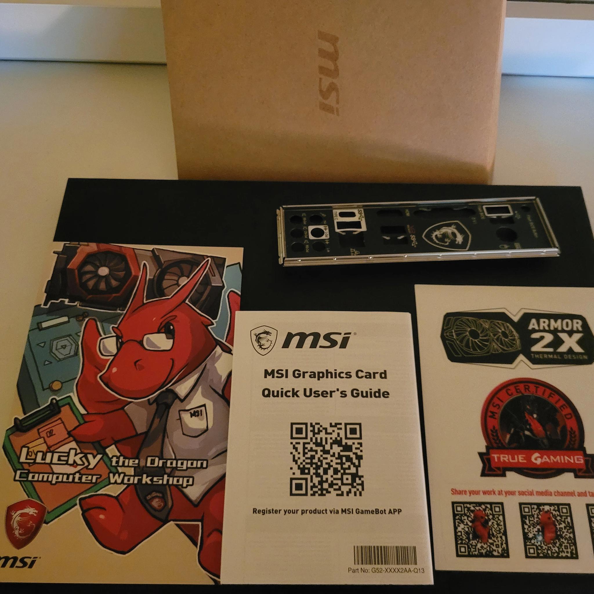 MSI ARMOR OC Radeon RX 580 8 GB GDDR5