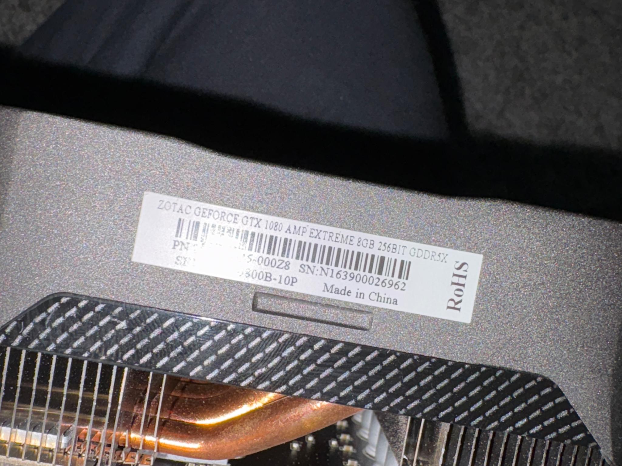 ZOTAC AMP EXTREME 1080 8GB