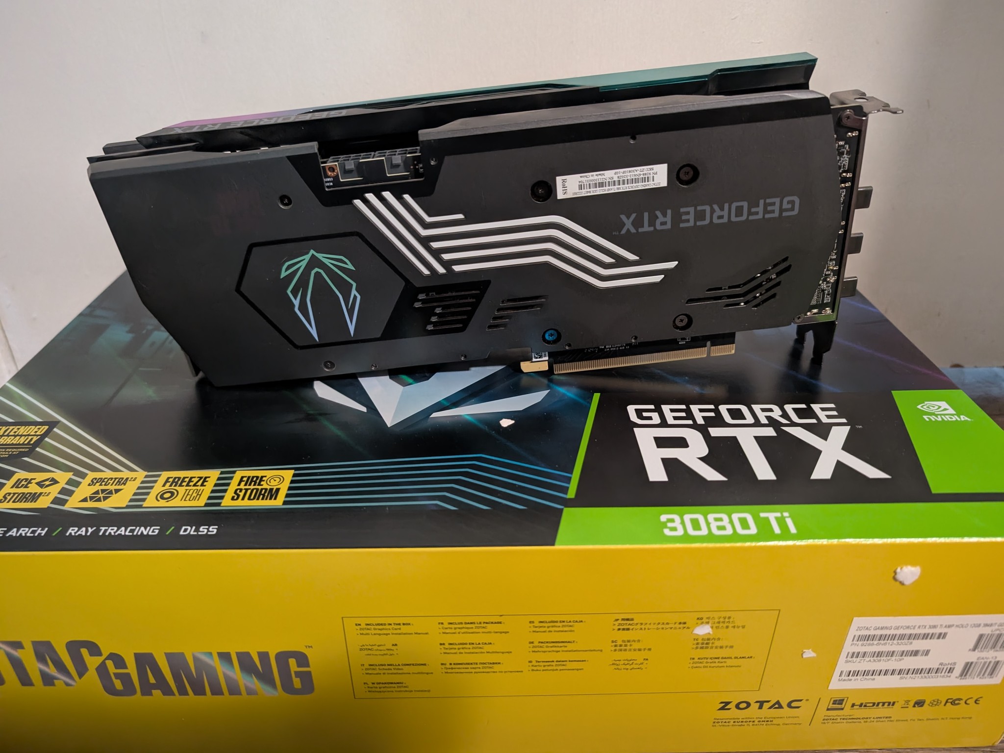 ZOTAC GAMING GeForce RTX 3080 Ti AMP Holo 12GB GDDR6X - Excellent