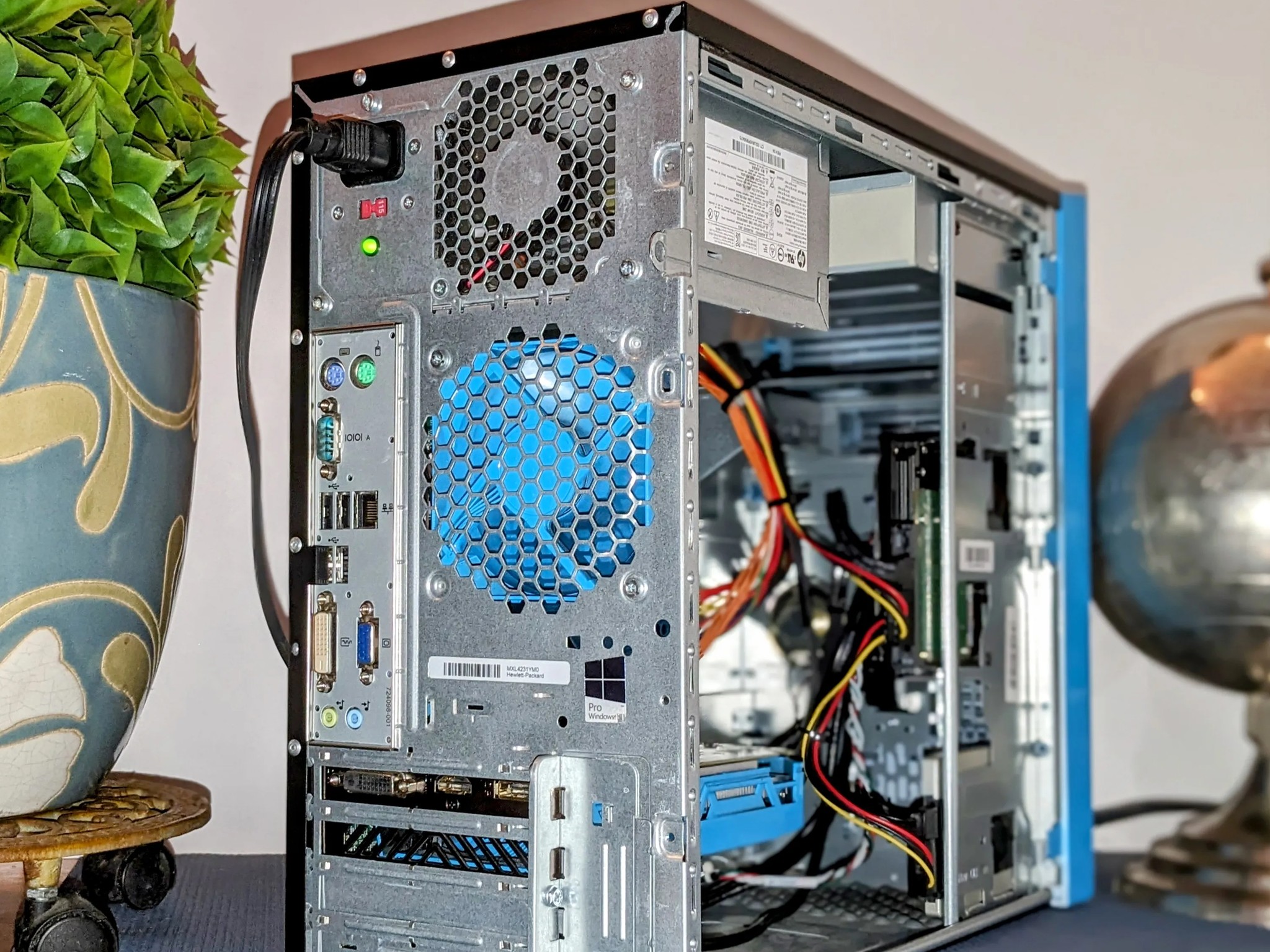 HP BlueFace🥶1080p FoRTNiTe PC💙🖤 Intel i5 💙🖤 GTX1050Ti💙🖤 16GB RAM💙🖤 Wi-Fi💙🖤Windows 11