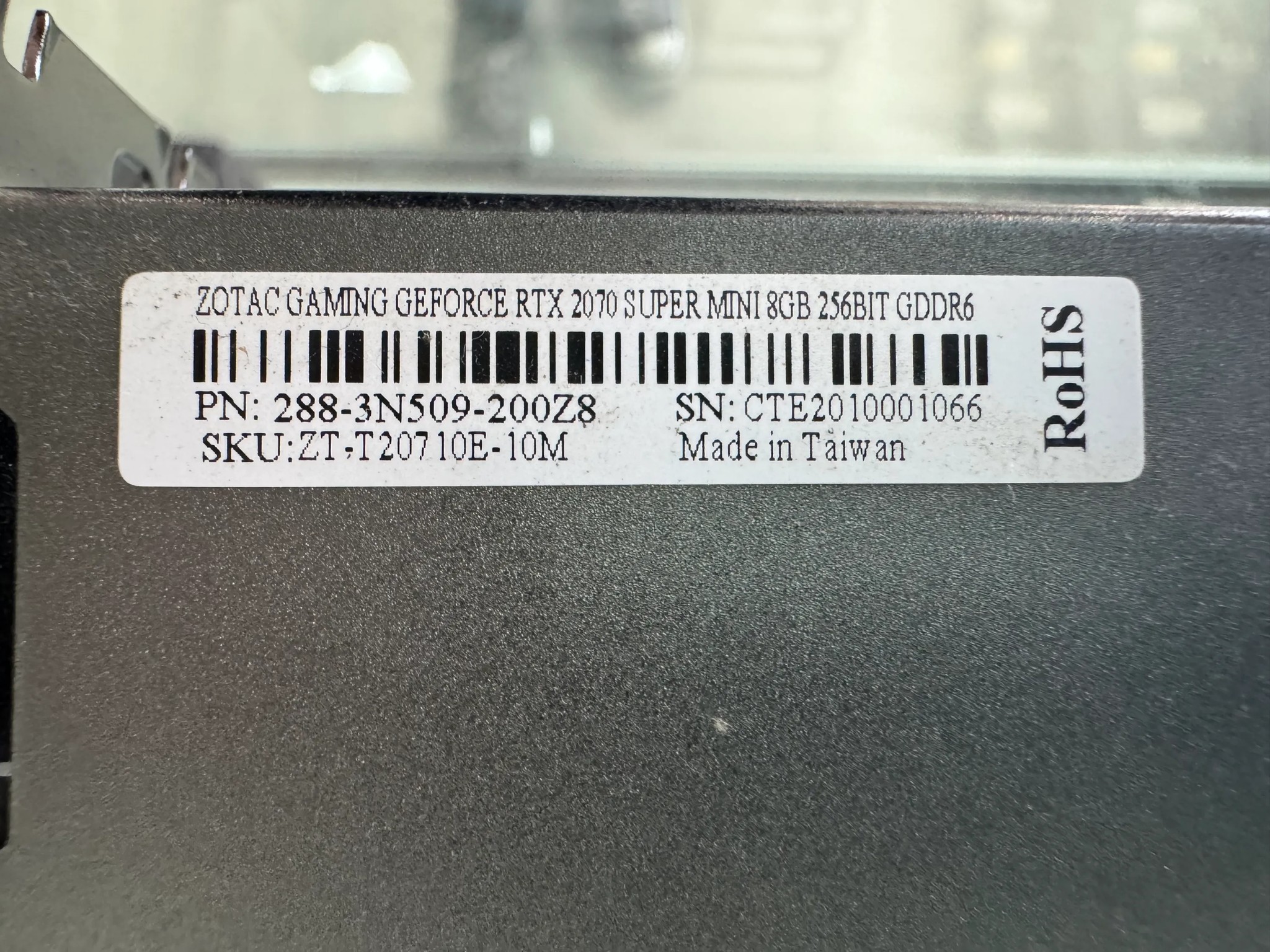 Zotac Gaming Geforce RTX 2070 Super Mini 8GB Graphics Card (Refurbished)