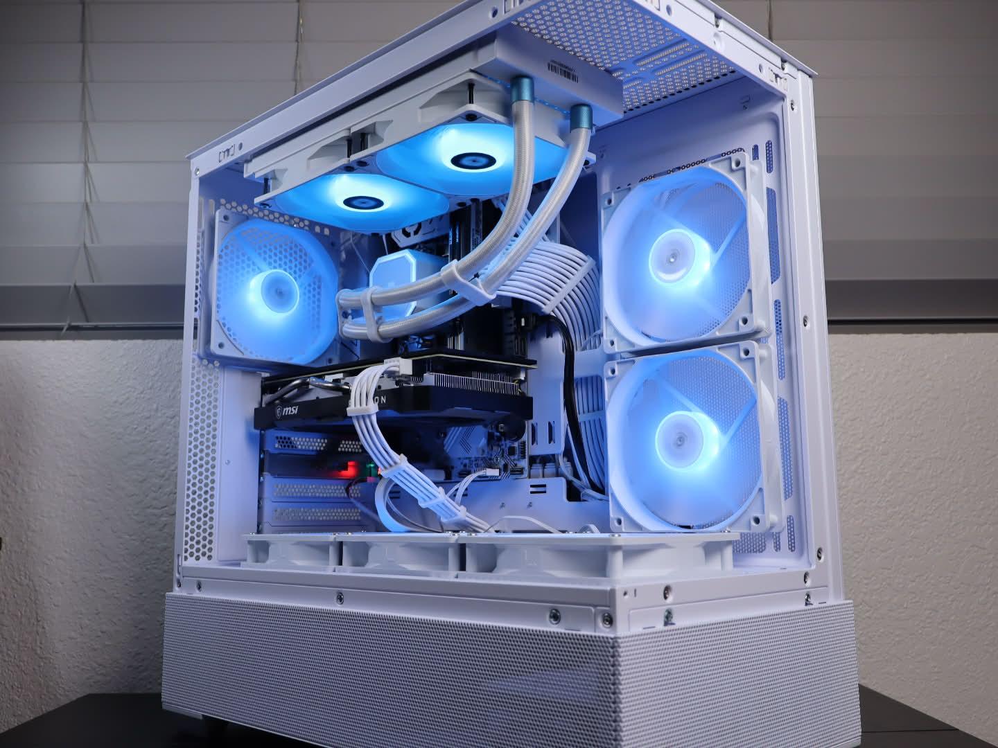 ⚡️ White Gaming PC | RX 5600 XT | 16GB RAM | Wi-Fi | 1TB Storage | Ready to Play ⚡️