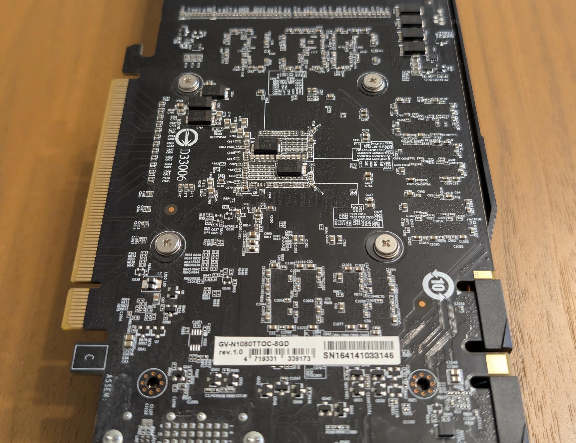 GIGABYTE GeForce GTX 1080 8GB GDDR5X Turbo OC Graphics Card
