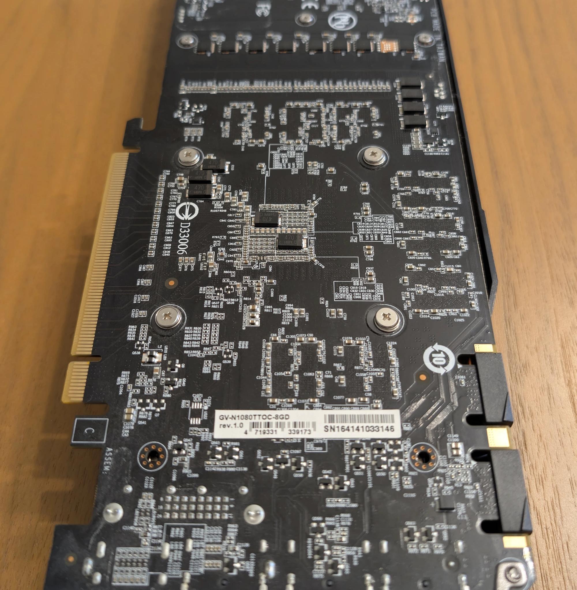 GIGABYTE GeForce GTX 1080 8GB GDDR5X Turbo OC Graphics Card