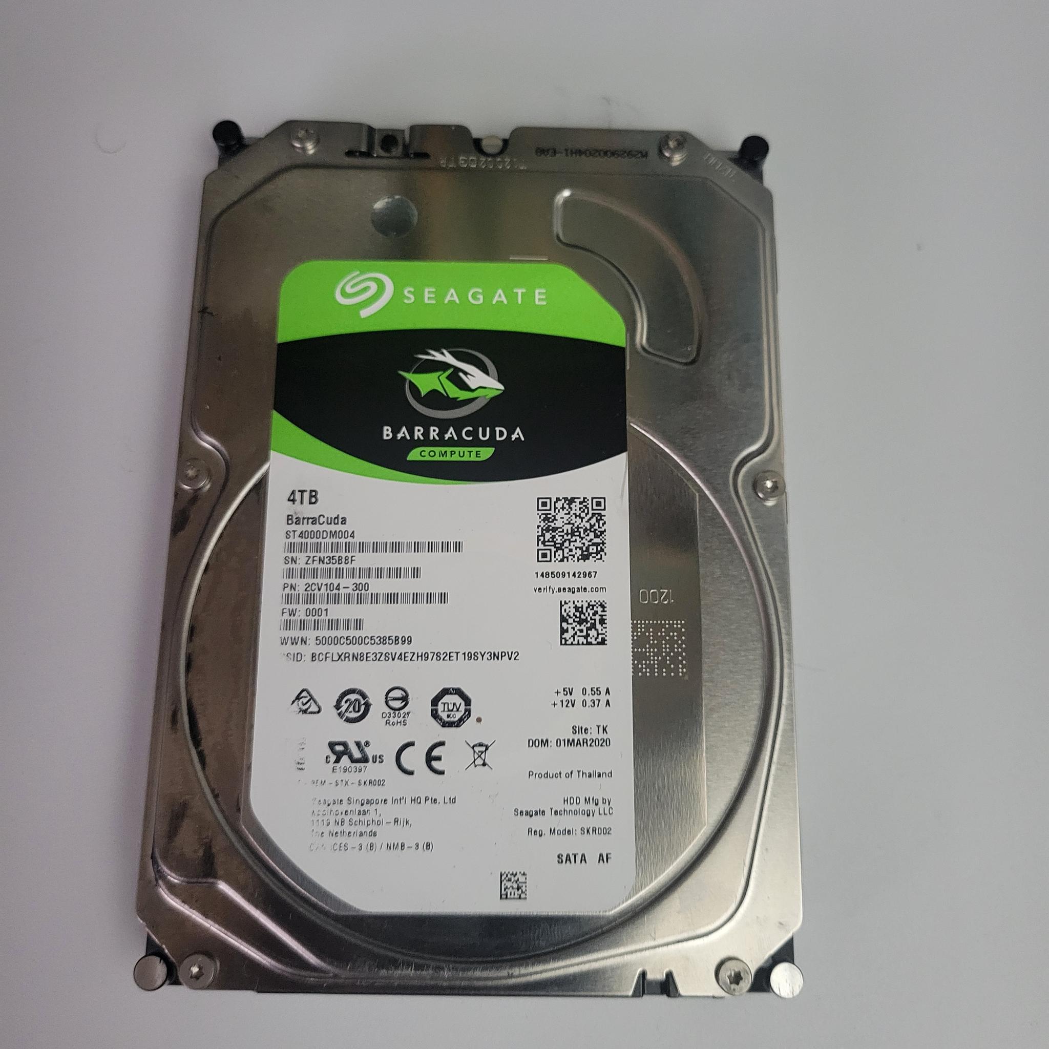 Seagate Barracuda 4TB HDD