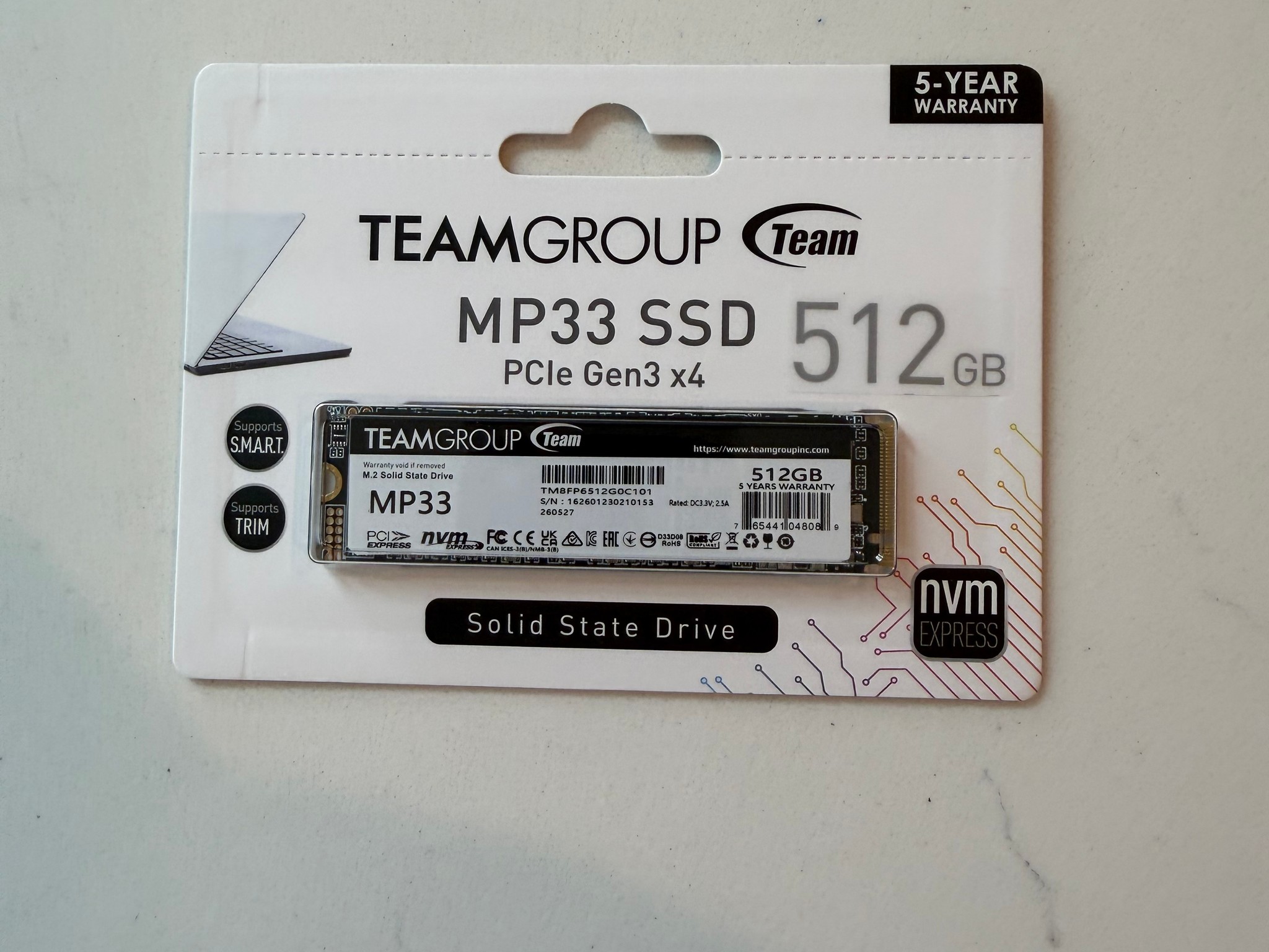 Team Group 512GB NVMe