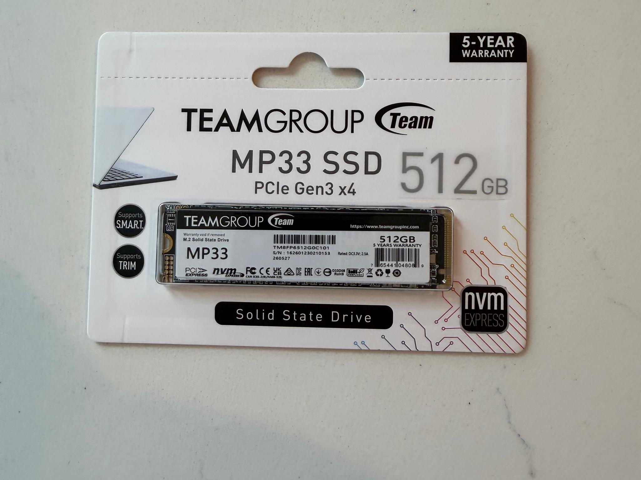 Team Group 512GB NVMe