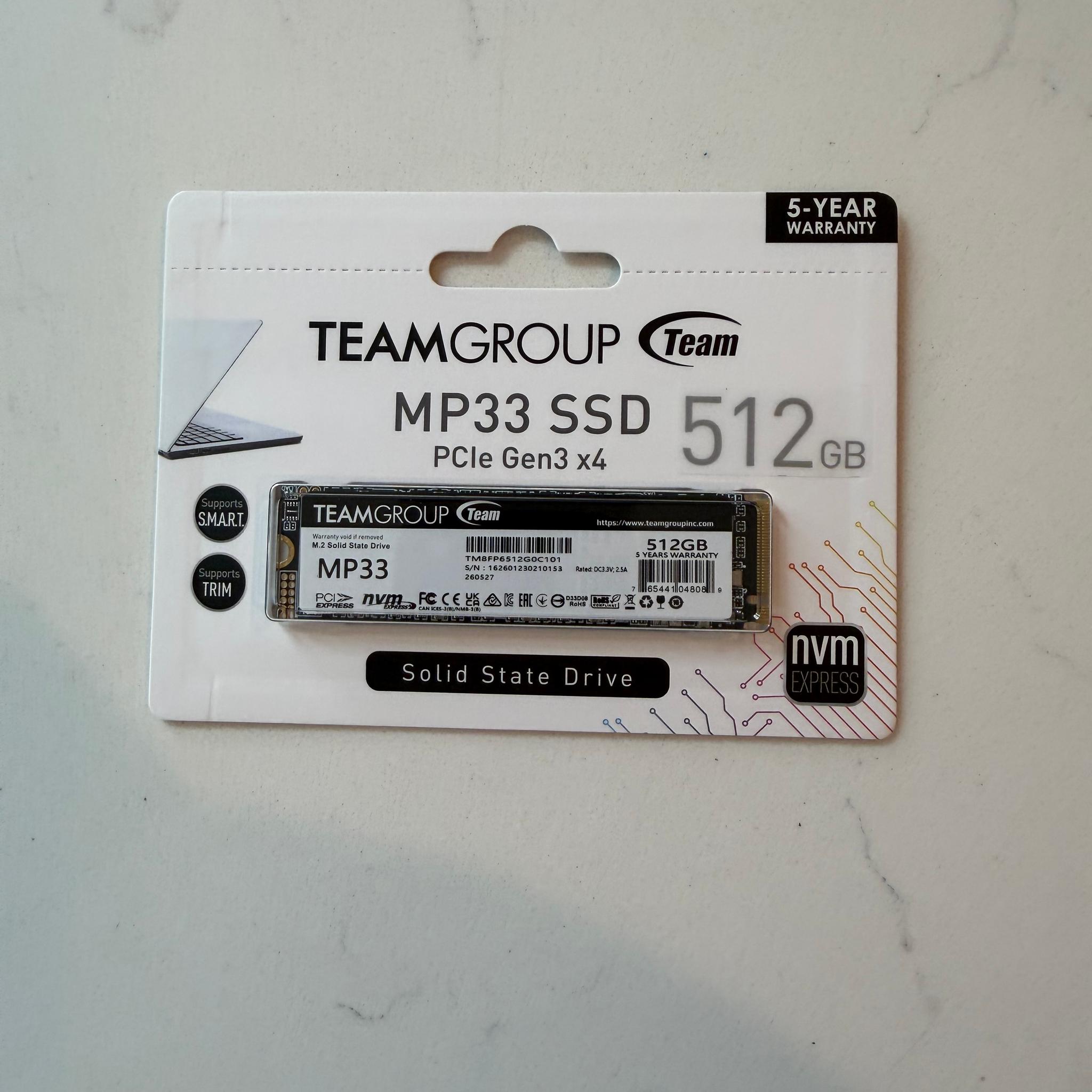 Team Group 512GB NVMe