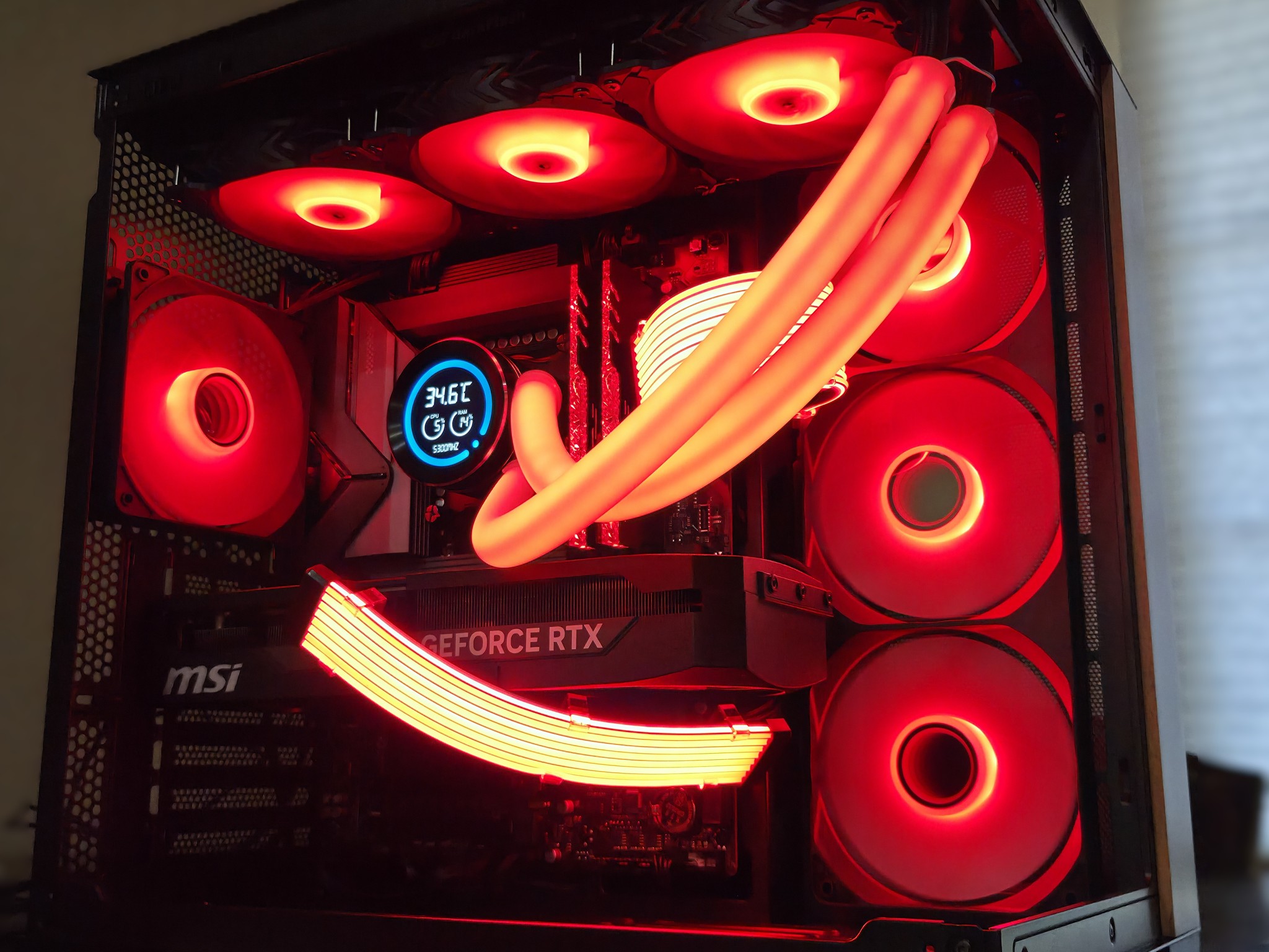 Onyxia!🐉 265F|5070|DDR5-32GB|1TB|Temp Display