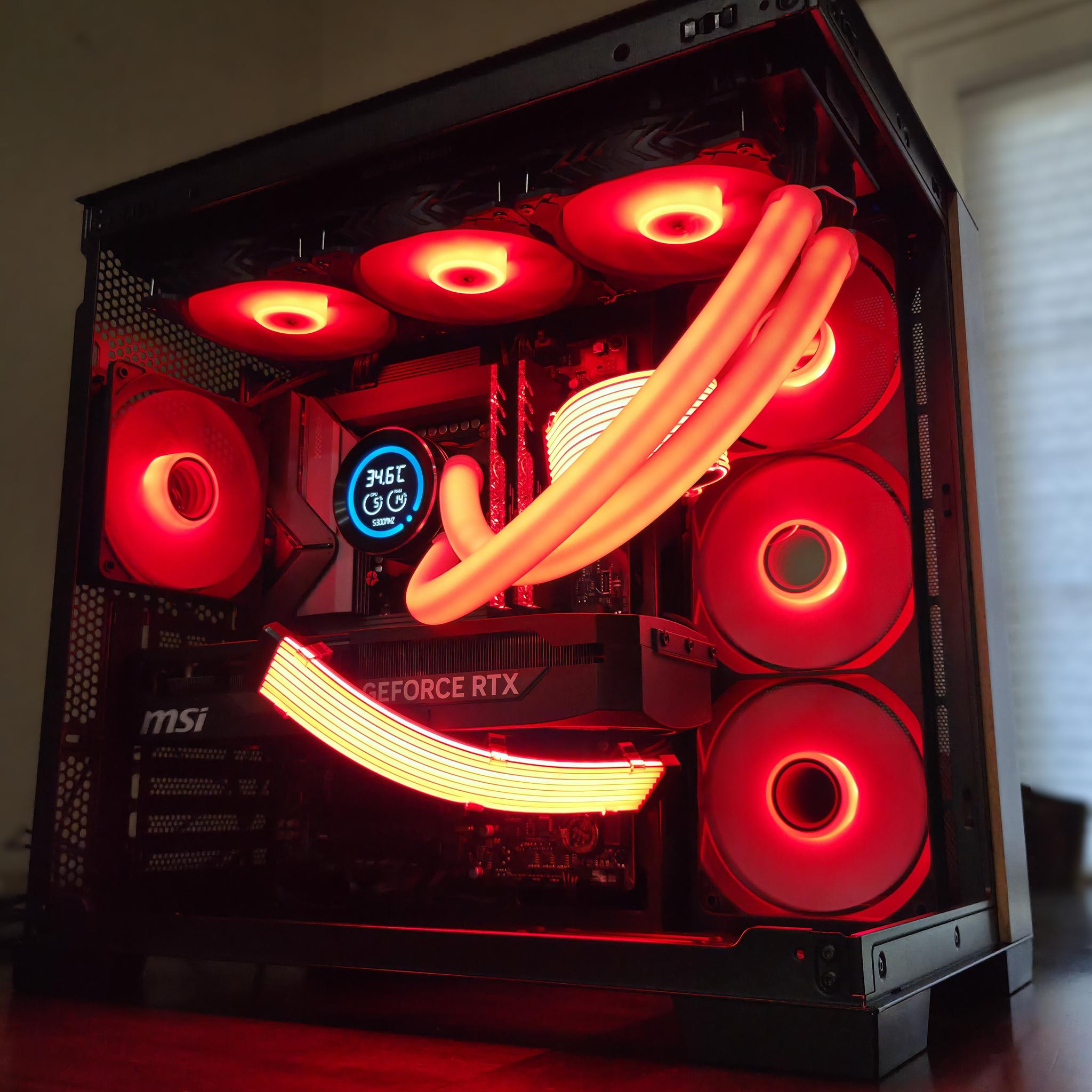 Onyxia!🐉 265F|5070|DDR5-32GB|1TB|Temp Display