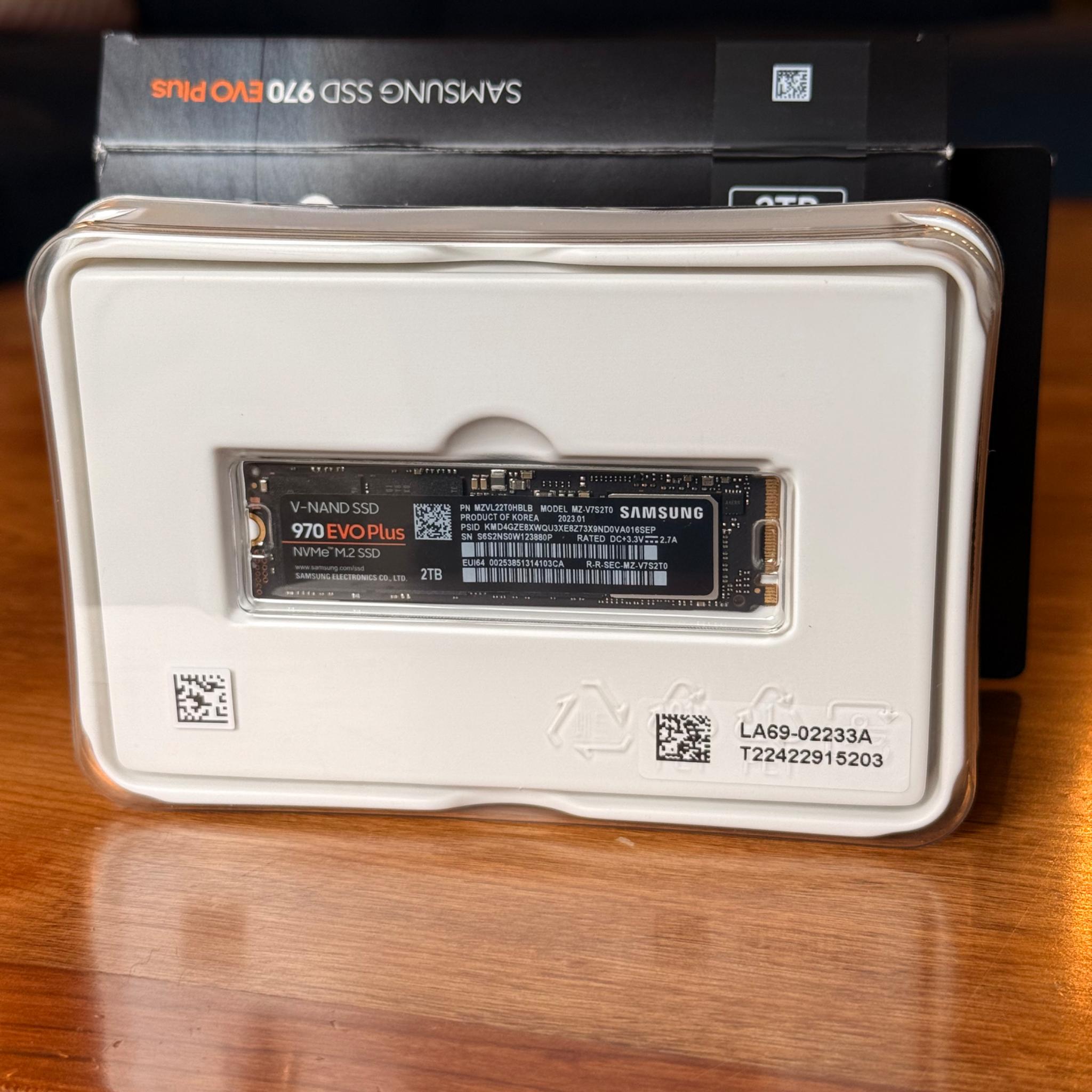 Brand New in box Samsung 970 Evo Plus NVME M.2 SSD 2 TB