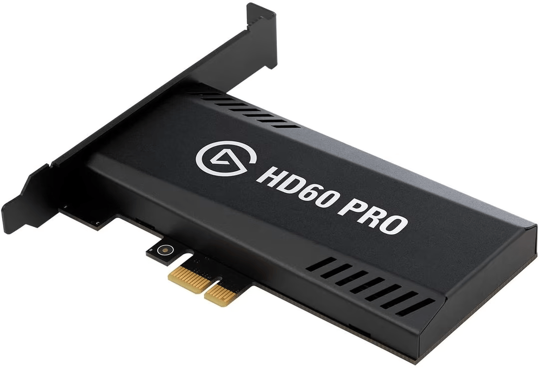 Elgato HD60 Pro1080p60 Capture and Passthrough, PCIe Capture Card, Low-Latency Technology