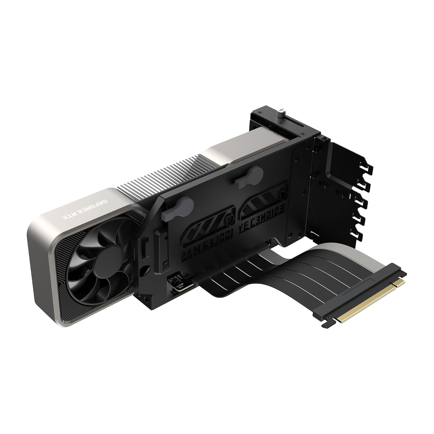 Cooler Master Vertical GPU Holder Kit V3 for E-ATX ATX mATX PC Case & PCI-E 4.0 Devices Black