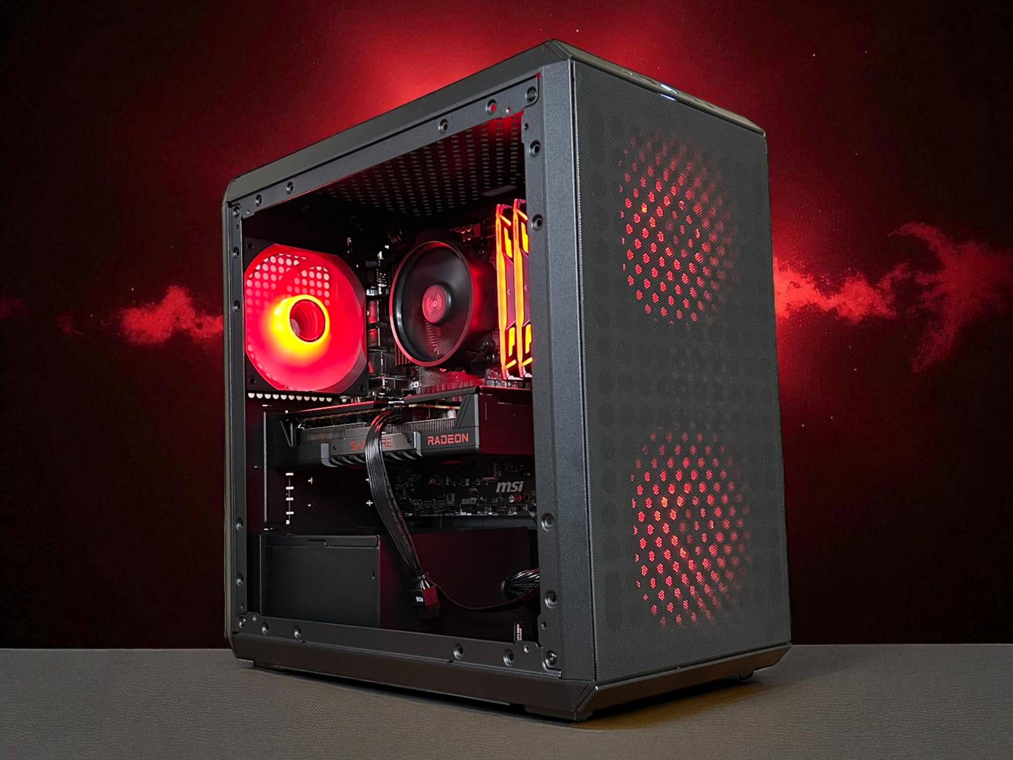 *HOLIDAY SALE* RX 9060XT 16GB | Ryzen 5 5600X | 32GB DDR4 | 1TB NVMe | The Dark Trooper Elite