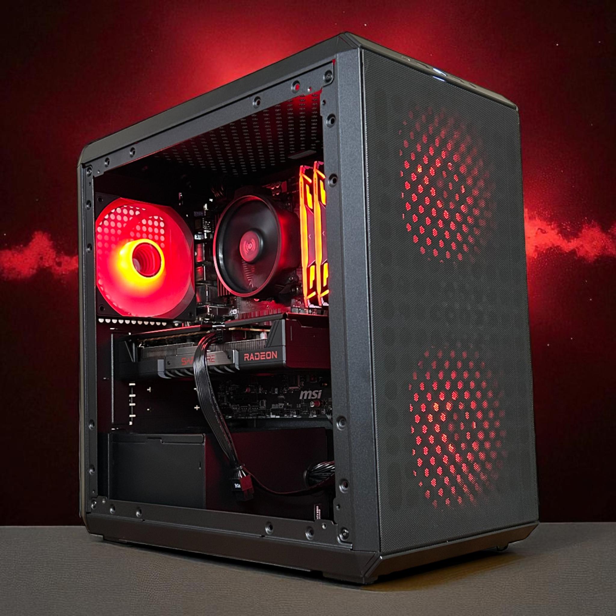 *HOLIDAY SALE* RX 9060XT 16GB | Ryzen 5 5600X | 32GB DDR4 | 1TB NVMe | The Dark Trooper Elite