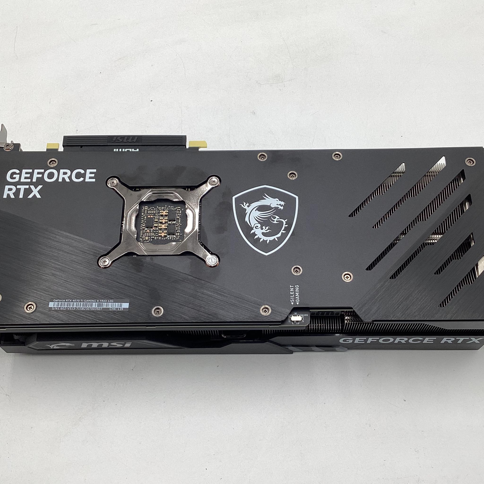 MSI GeForce RTX 4070 Ti GAMING X TRIO 12G Gaming Graphics Card