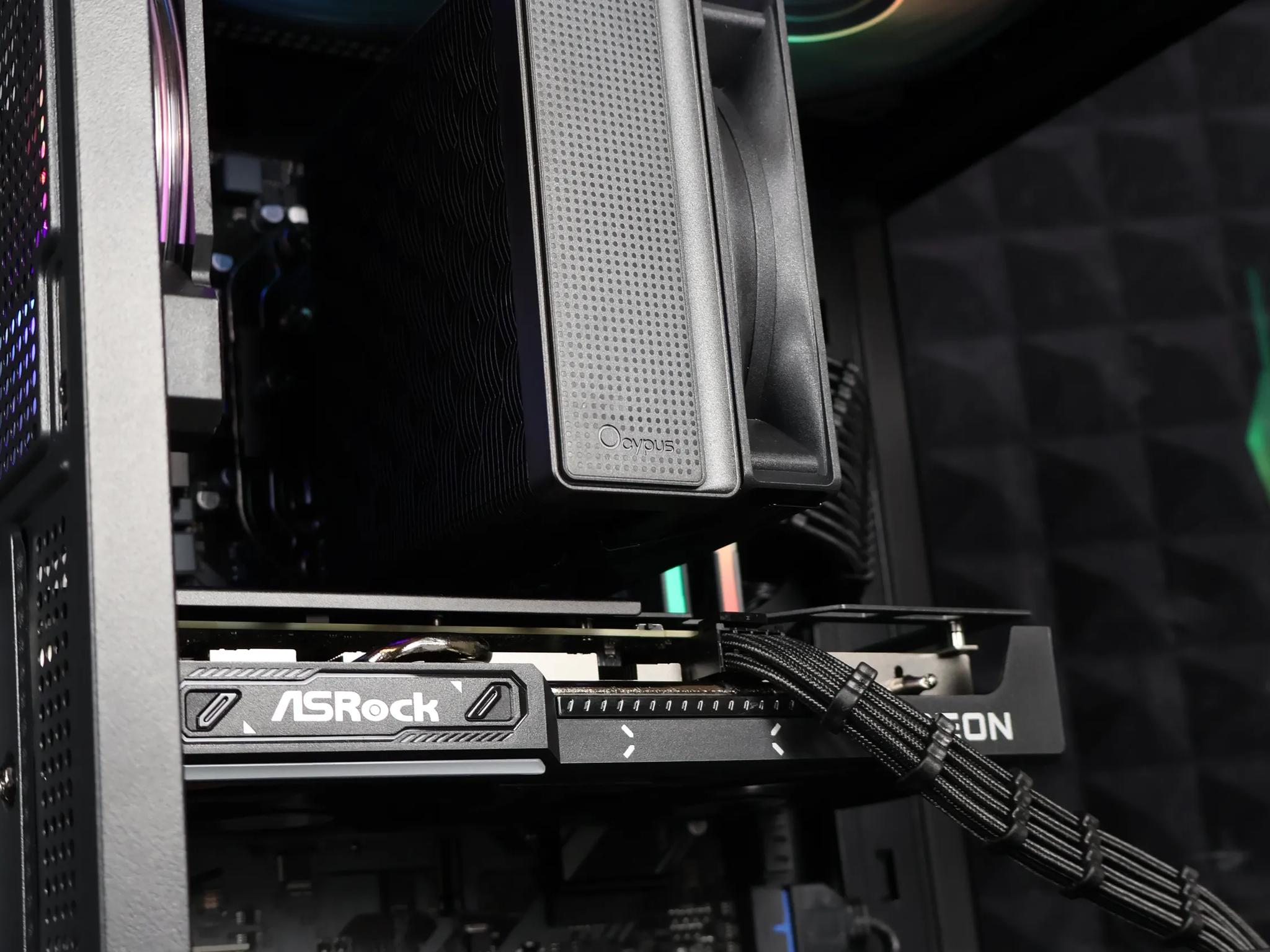 ⚫ Ryzen 5 7600X/RX 9060XT 16GB Gaming/Streaming PC ⚫