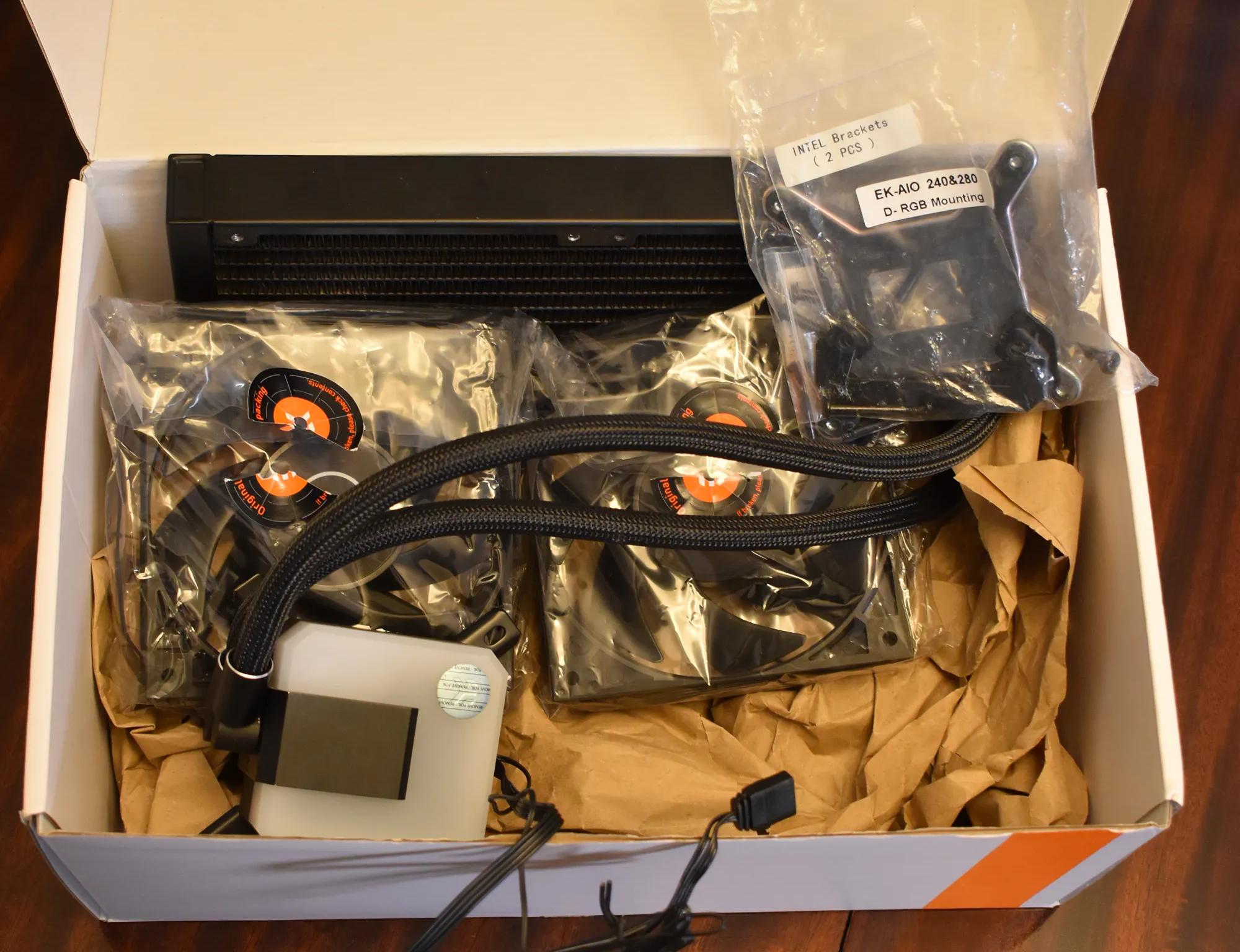 EK 240mm AIO Cooler D-RGB All-in-One CPU Cooler