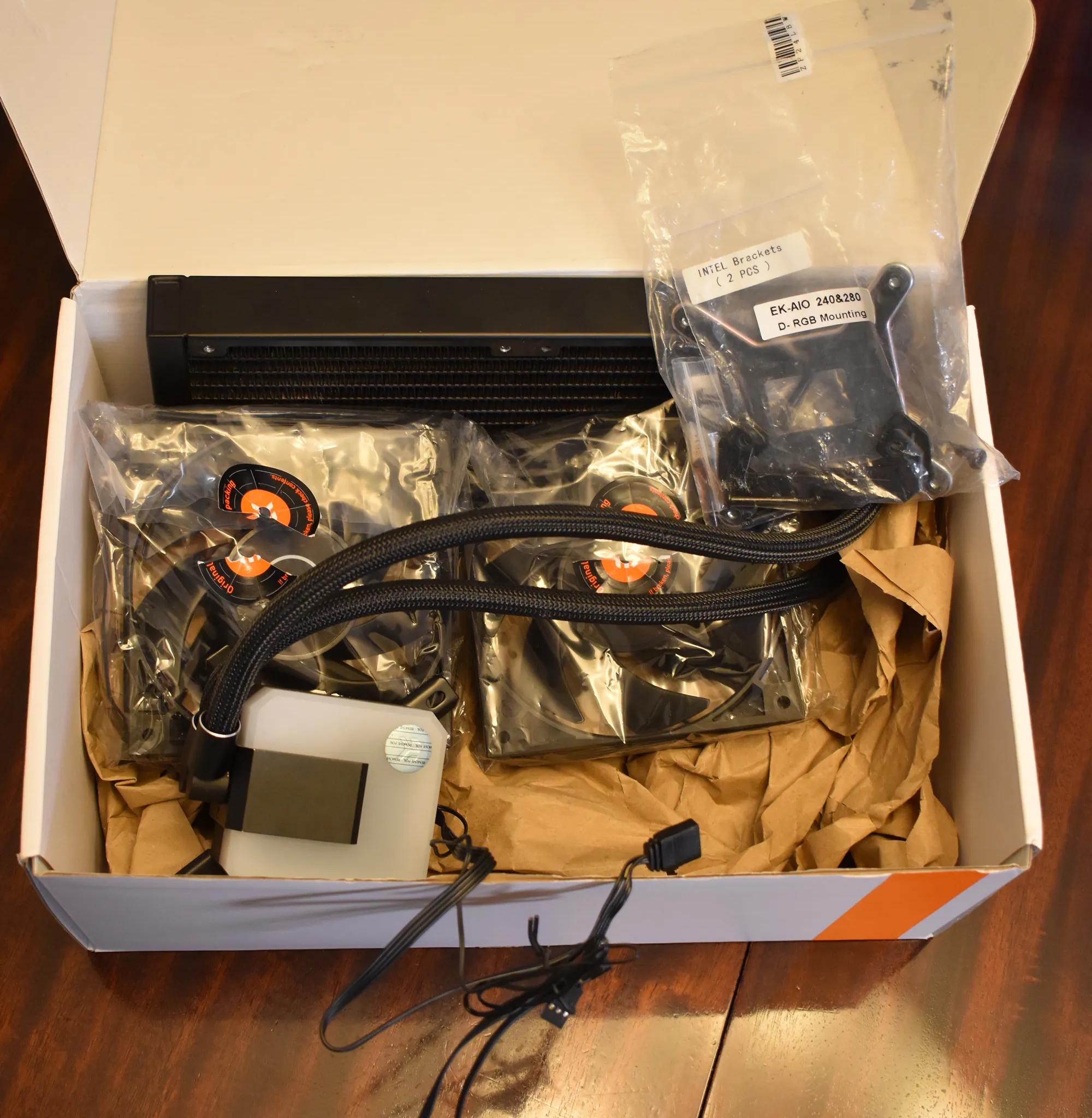 EK 240mm AIO Cooler D-RGB All-in-One CPU Cooler