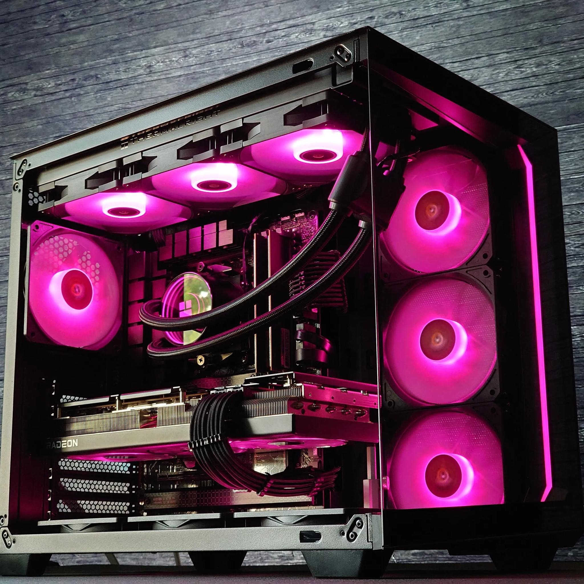 🌌🌑Dark Nebula🔭Liquid Cooled Gaming PC🔭AMD RX 7800 XT 16GB🔭Ryzen 5 7500F🔭32GB DDR5🔭1TB