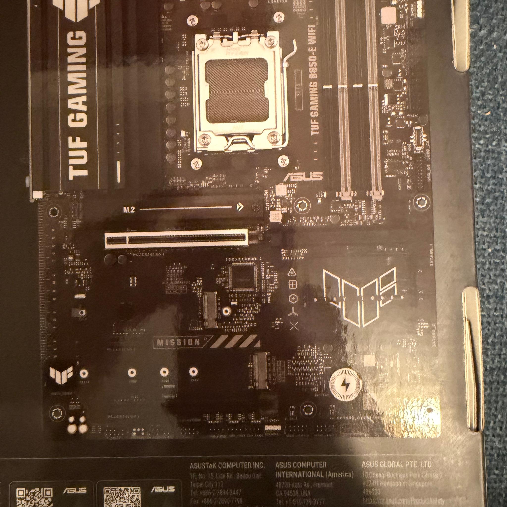 ASUS TUF Gaming B850-E WIFI Motherboard - Factory Sealed