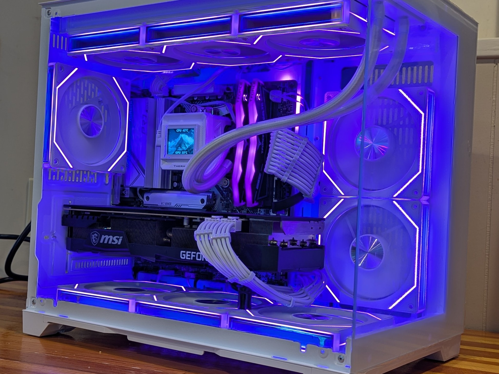 MSI RTX 3080 || AMD Ryzen 5 7500F || White 1440p Gaming PC