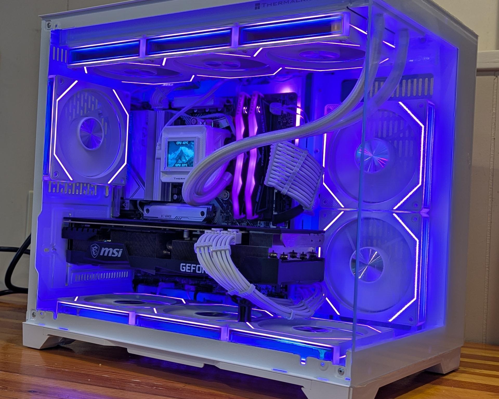MSI RTX 3080 || AMD Ryzen 5 7500F || White 1440p Gaming PC