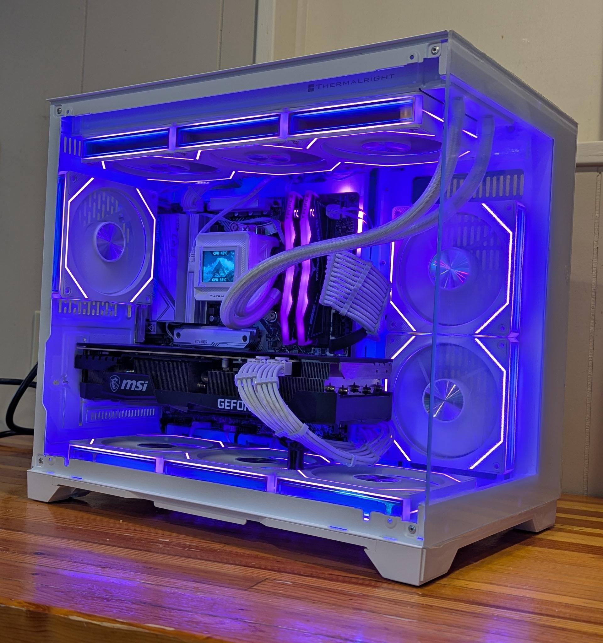 MSI RTX 3080 || AMD Ryzen 5 7500F || White 1440p Gaming PC